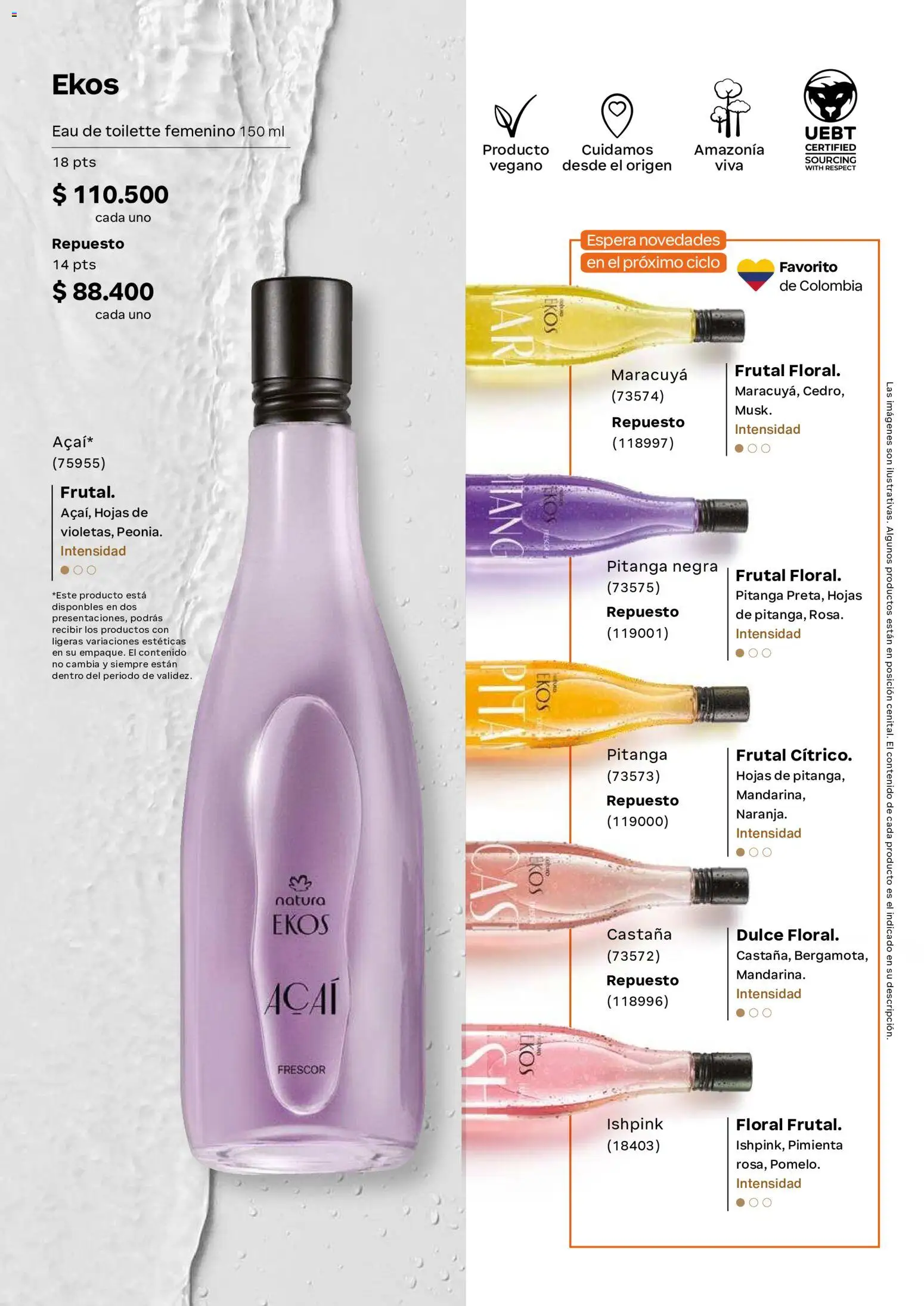 Natura revista - valida desde el 11.06.2026 | Página: 37 | Productos: Pimienta, Maracuyá, Eau de toilette