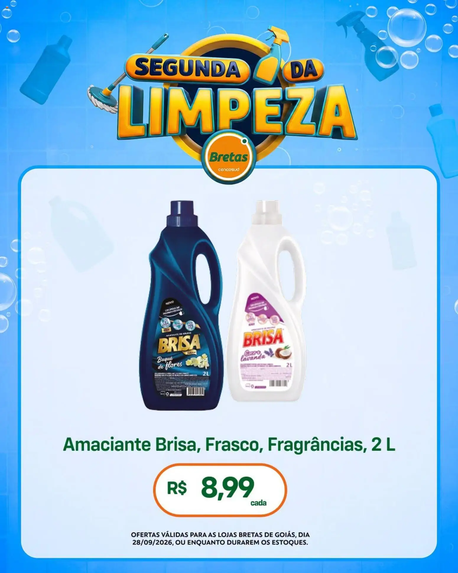 Bretas Folheto - válido de 28/09/2026 | Página: 5 | Produtos: Flores, Amaciante