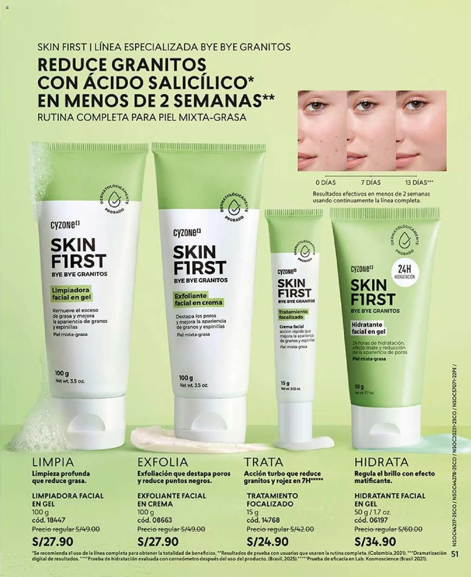 Catálogo CyZone válido desde 20/06/2026 | Página: 63 | Productos: Exfoliante, Crema
