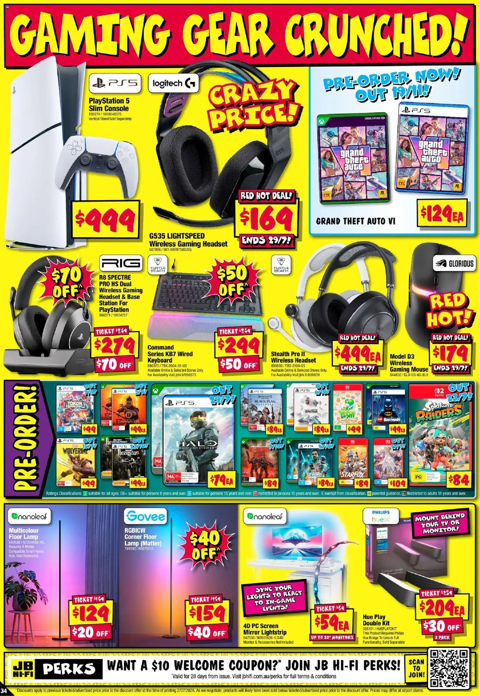 JB Hi-Fi catalogue - valid from 16/07/2026 | Page: 34 | Products: Mirror, Mouse, Keyboard, Tv