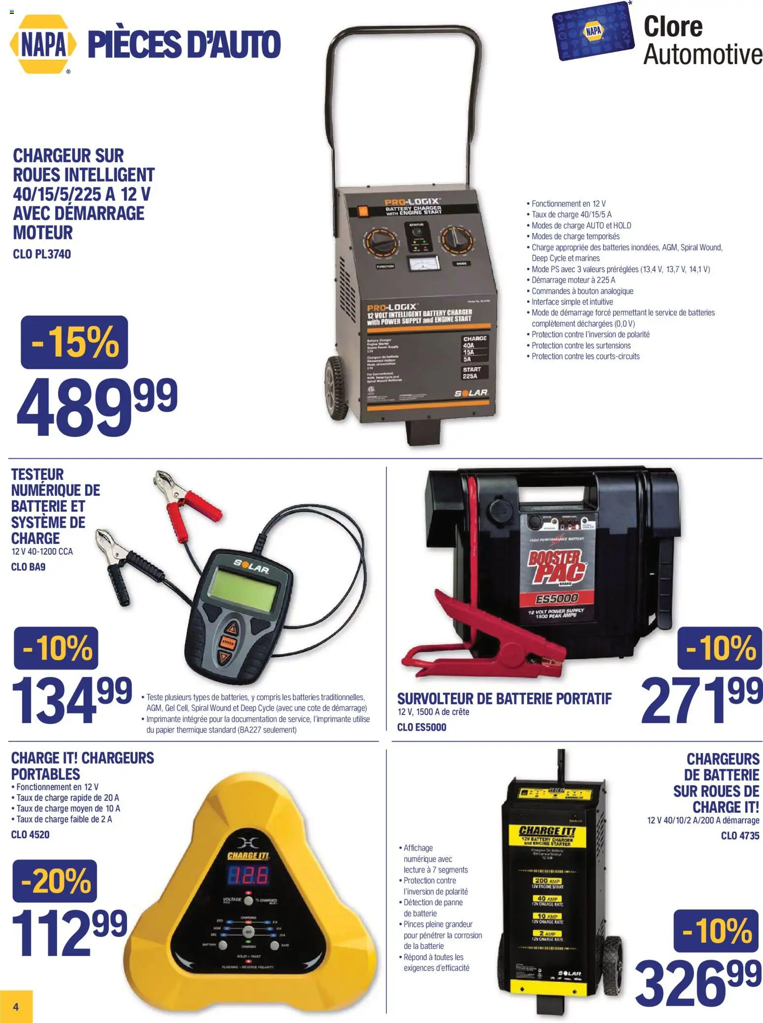 NAPA Auto Parts flyer valid from Sep 1, 2026 | Page: 6 | Products: Batteries, Battery
