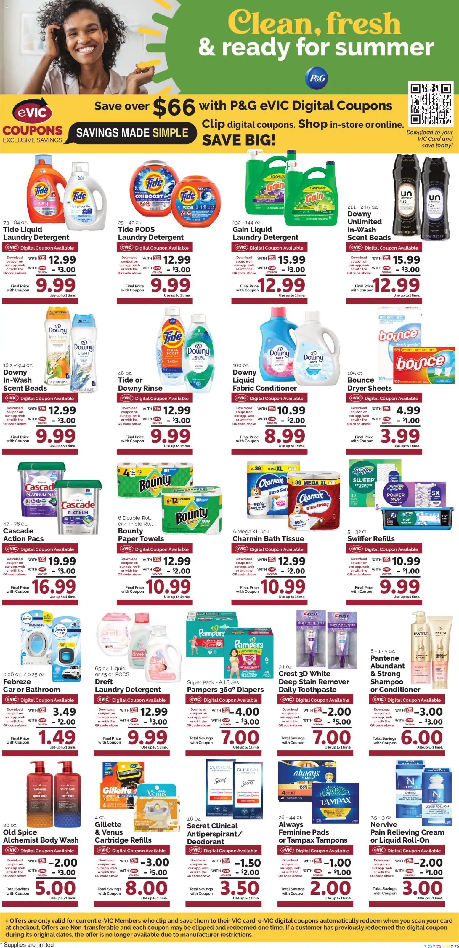 Harris Teeter Weekly Ad - SC - valid from 27.05.2026 | Page: 12 | Products: Clip, Shampoo, Stain remover, Detergent