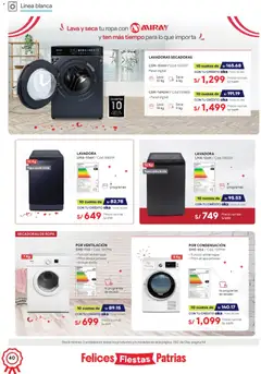 Vista previa de folleto Hiraoka catálogo de la Hiraoka válido desde 11/07/2026 | Página: 40 | Productos: Ropa, Lavadora