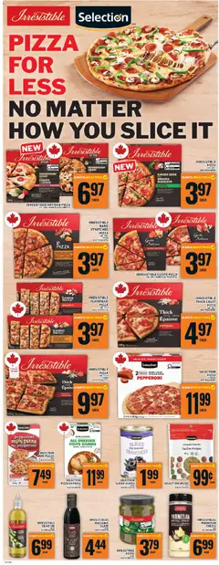 Preview of Food Basics weekly flyer / circulaire from shop Food Basics valid from 21.05.2026 | Page: 13 | Products: Cheese, Oil, Pizza, Chicken