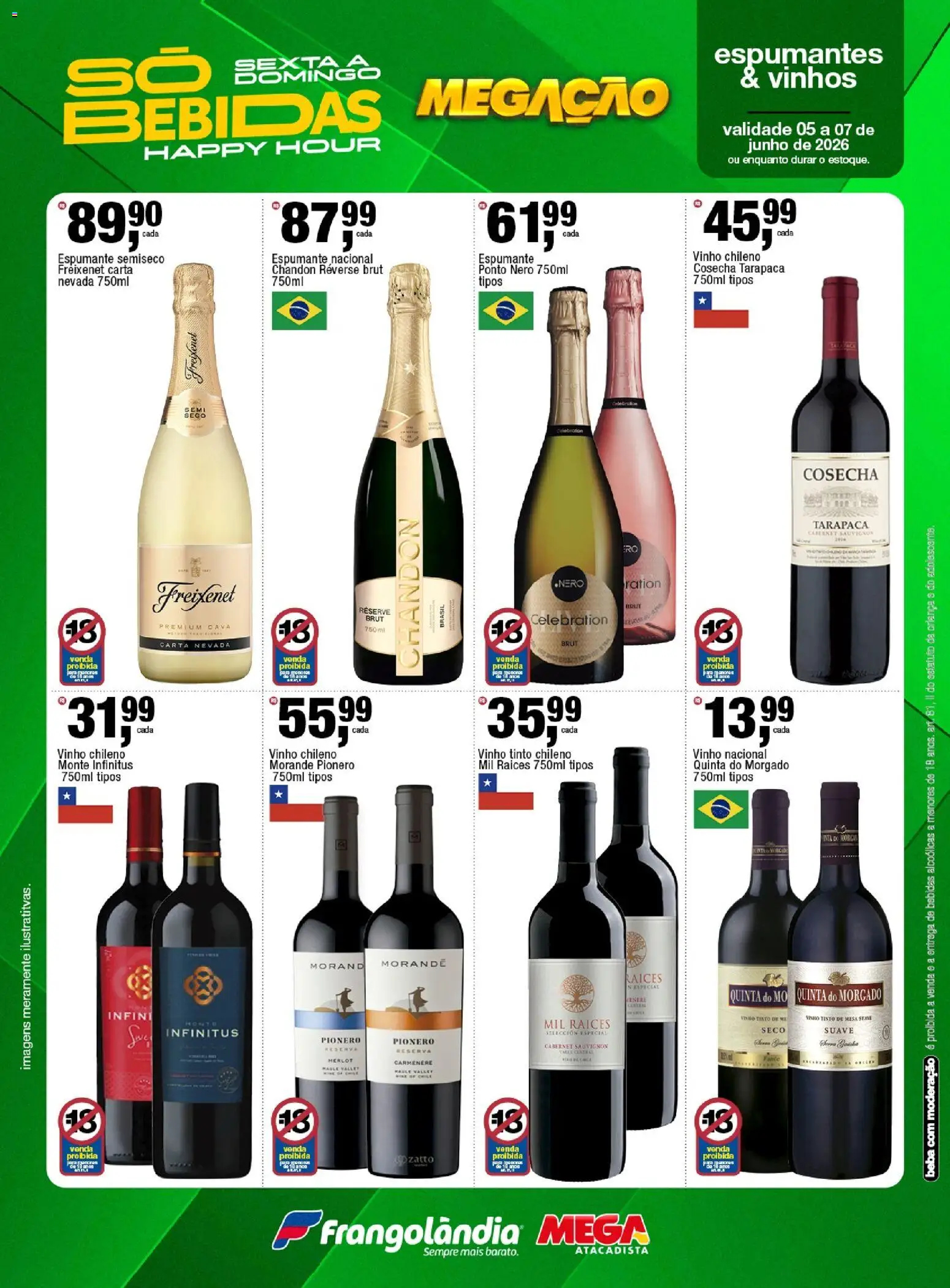 Frangolândia Folheto - válido de 05.06.2026 | Página: 6 | Produtos: Espumante, Mesa, Vinho