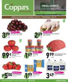 Preview of Coppas Fresh Market weekly flyer / circulaire from shop Coppas Fresh Market valid from Jul 2, 2026