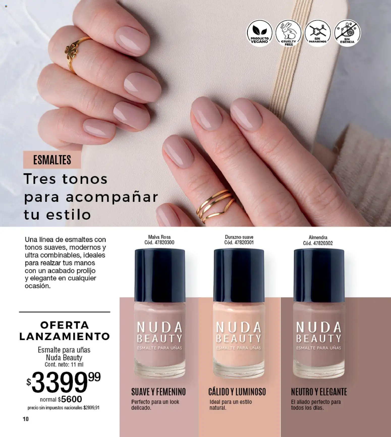 Millanel - Catálogo │ válido desde el 30/03/2026 | Página: 10 | Productos: Durazno, Almendra