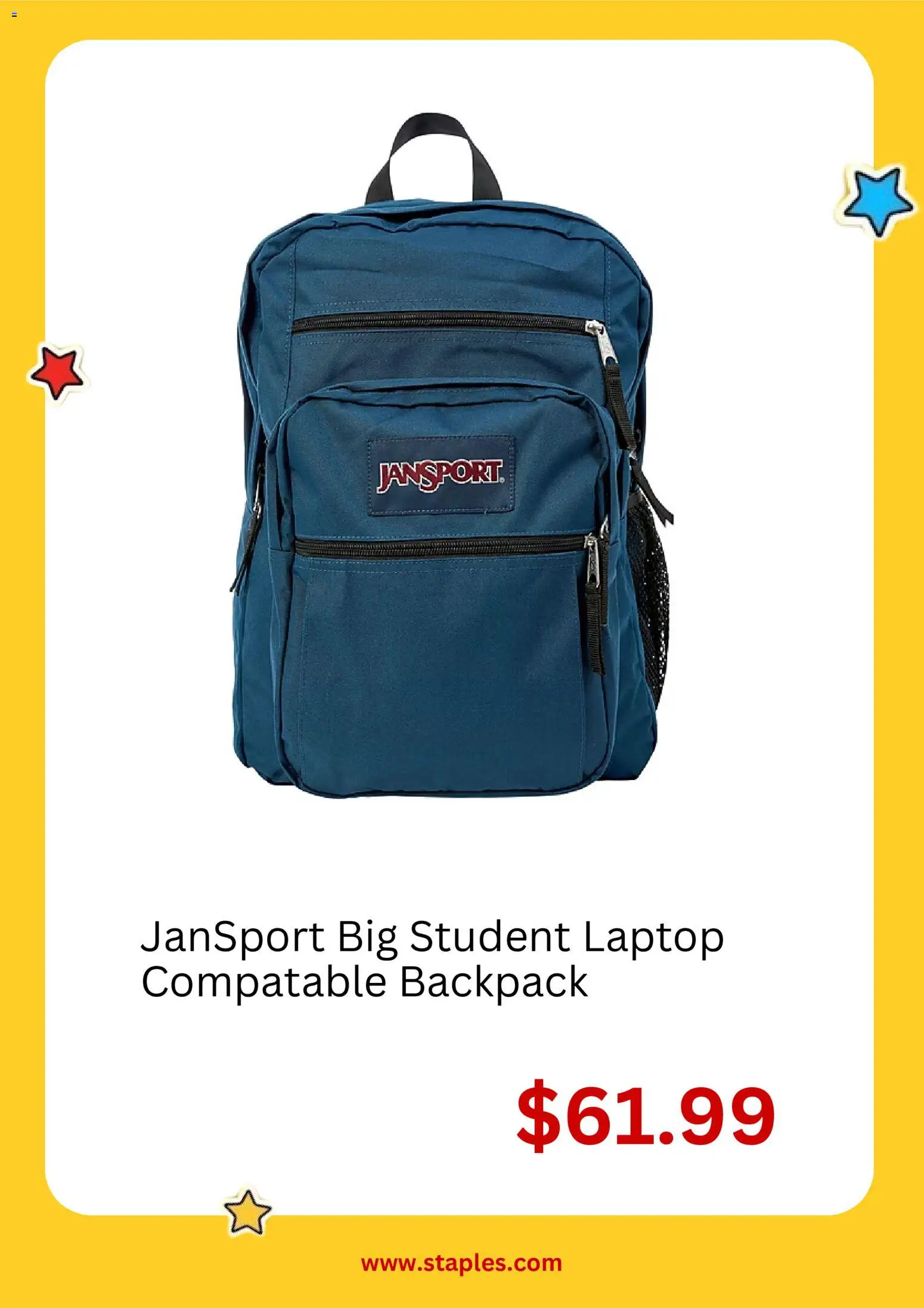 Staples Weekly Ad - valid from 08/02/2026 | Page: 4 | Products: Backpack, Laptop