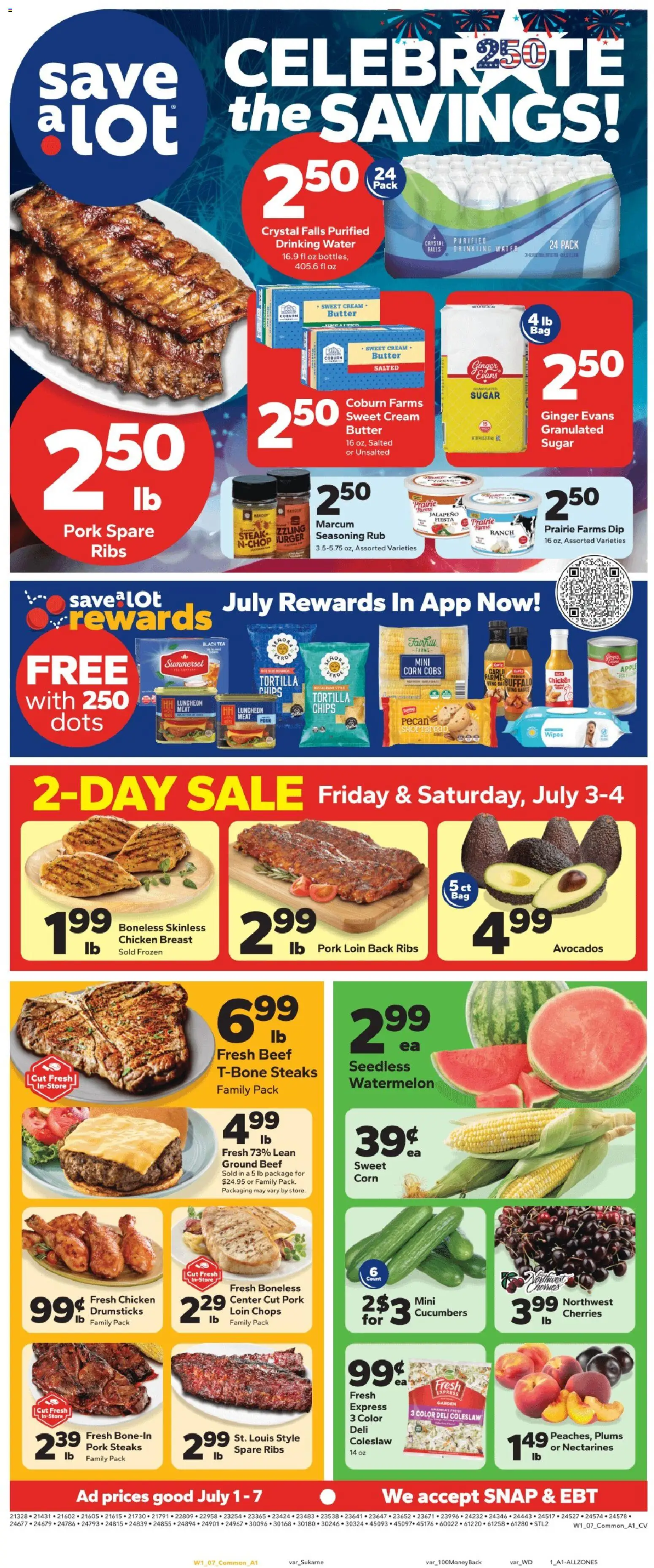Save a Lot Weekly Ad - valid from 07/01/2026 | Page: 1