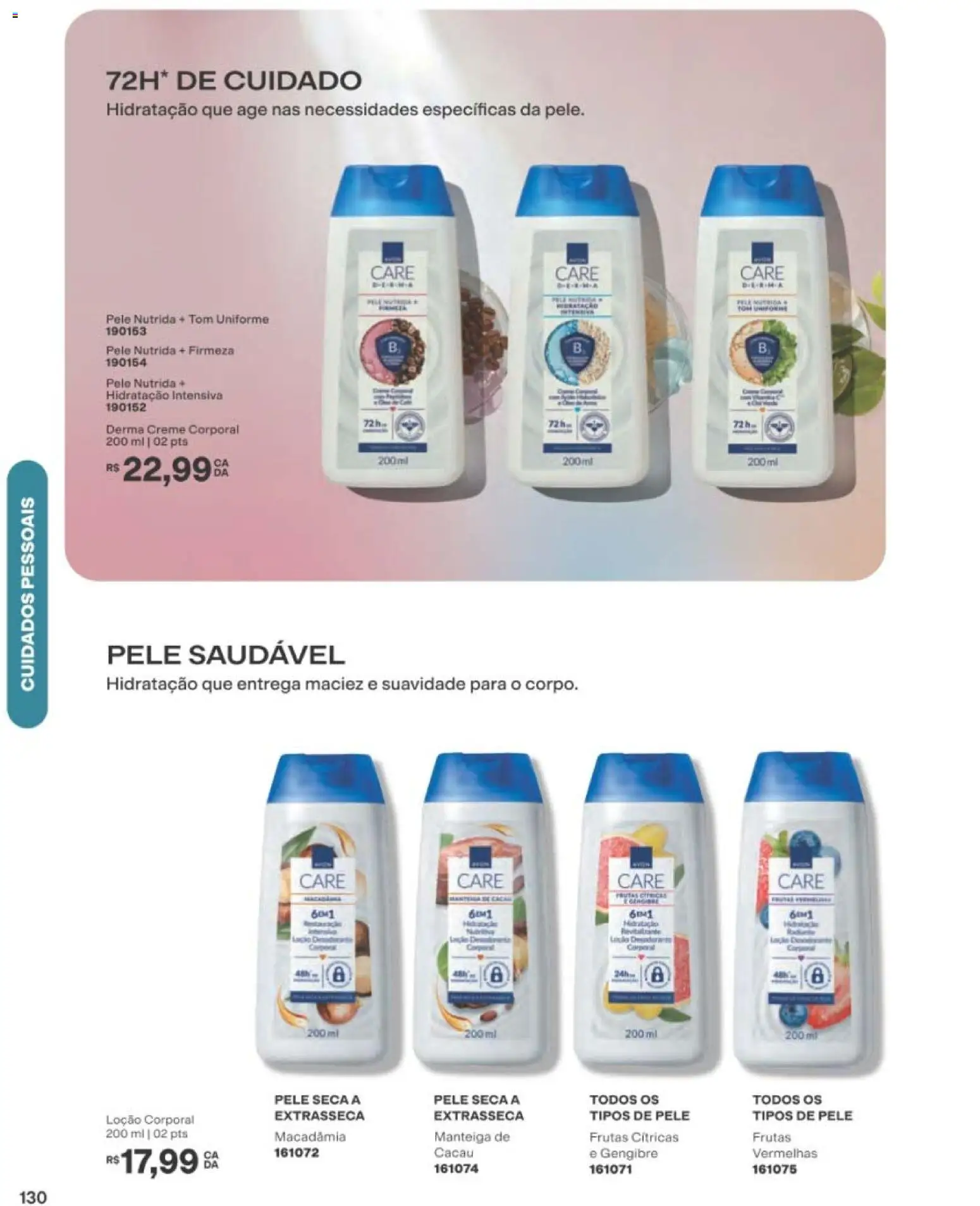 Avon Folheto - válido de 29/06/2026 | Página: 130 | Produtos: Macadâmia, Gengibre, Creme corporal, Creme