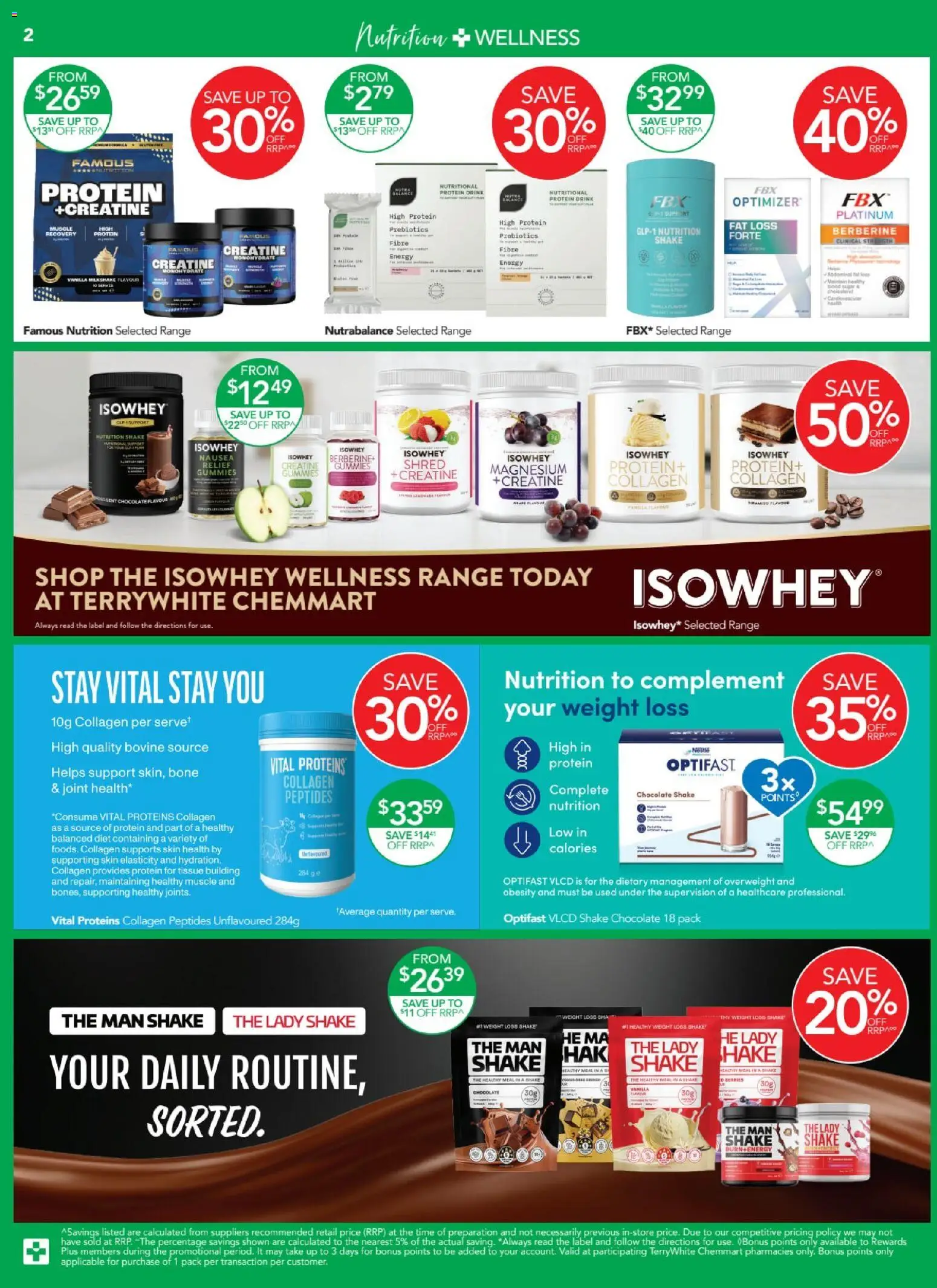 Terry White catalogue - valid from 01/10/2026 | Page: 2 | Products: Protein, Protein drink, Collagen, Vanilla