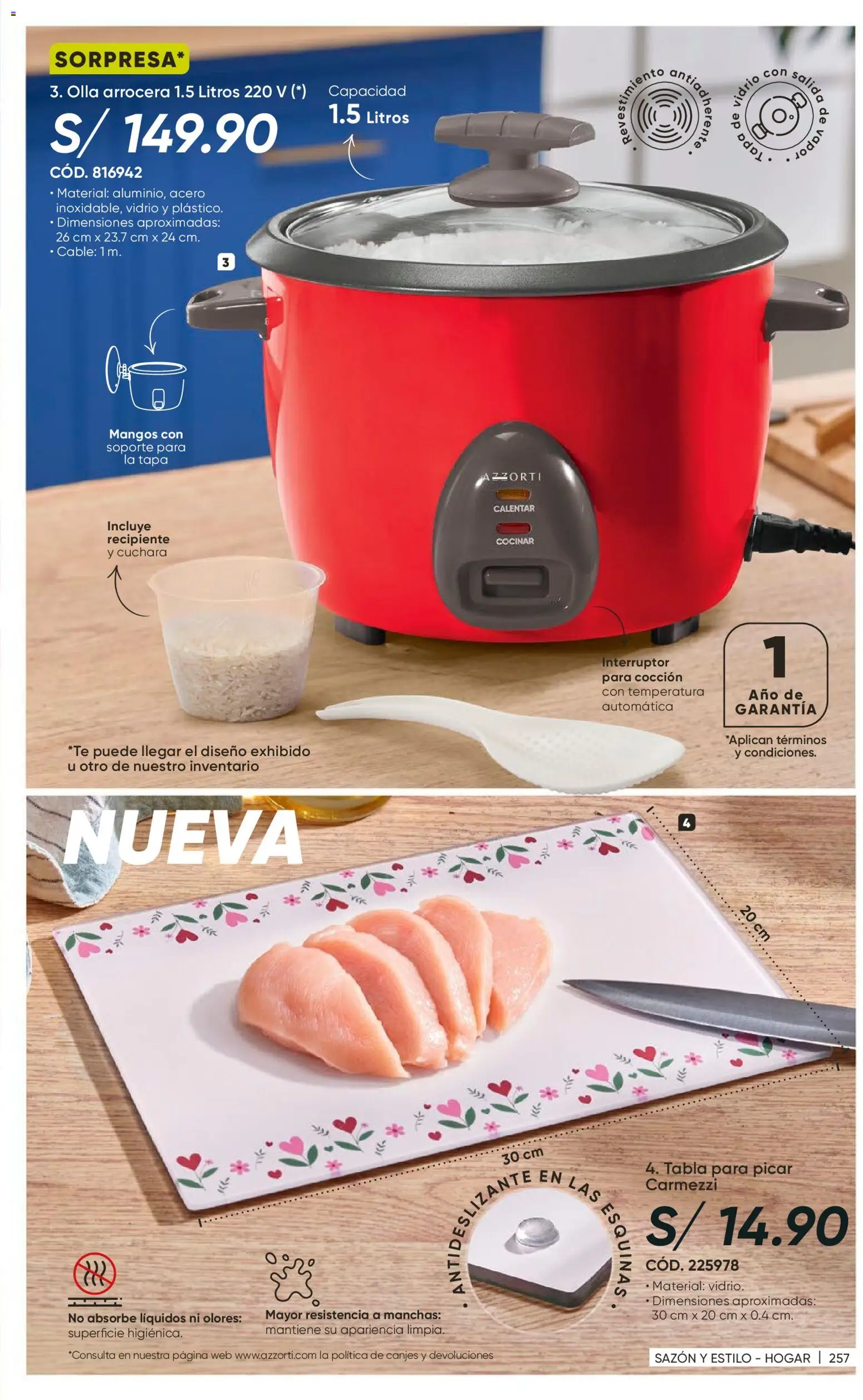 Catálogo Azzorti válido desde 14/08/2026 | Página: 259 | Productos: Mangos, Cable