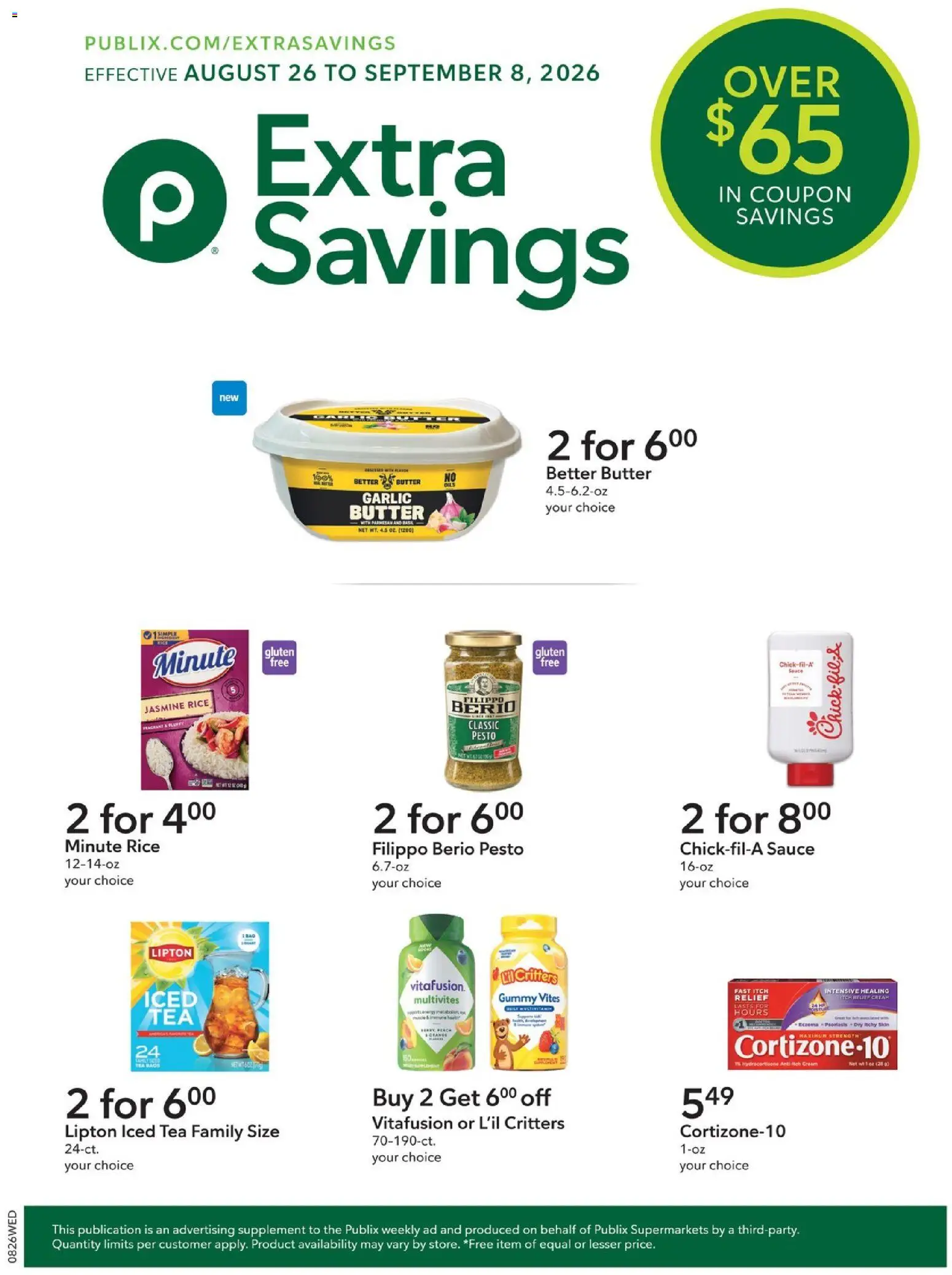 Publix Extra Savings - valid from 08/26/2026 | Page: 1