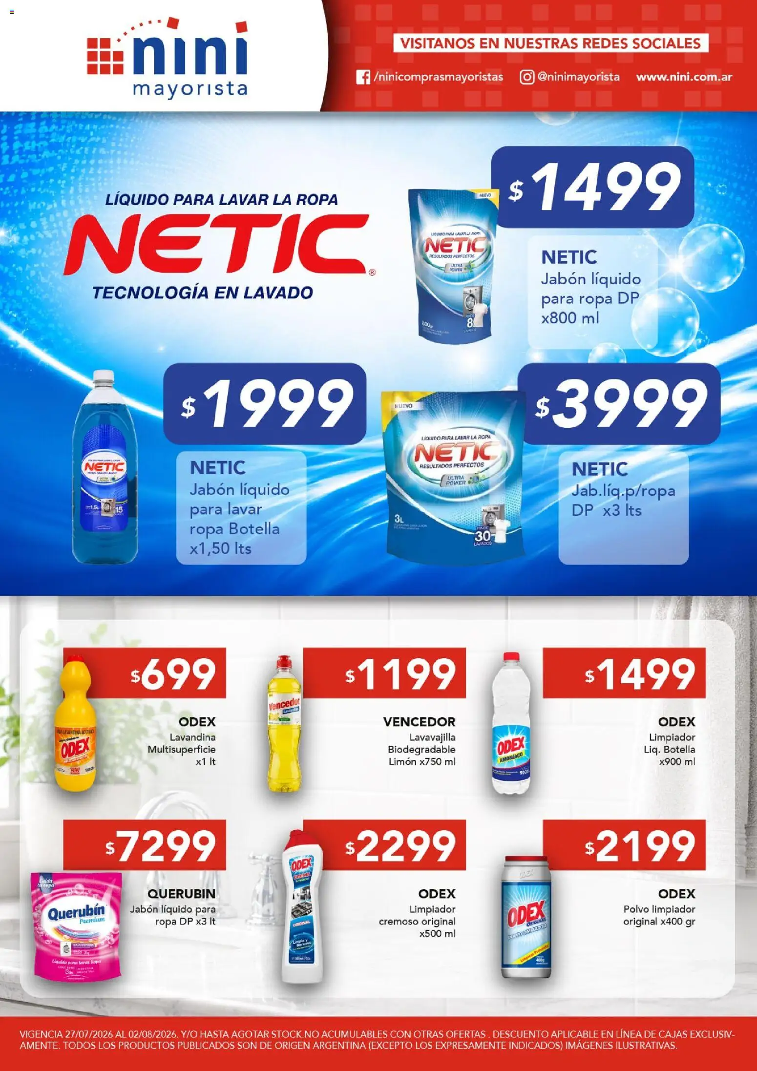 NINI Mayorista ofertas │ válido desde el 27/07/2026 | Página: 12