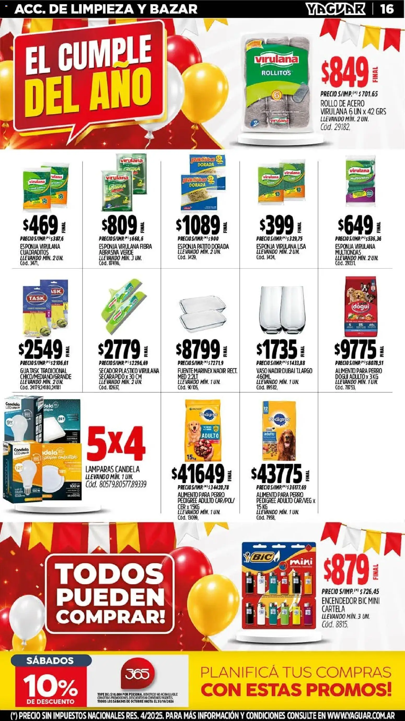 Yaguar - Oferta Semanal Mendoza │ válido desde el 19/10/2026 | Página: 18