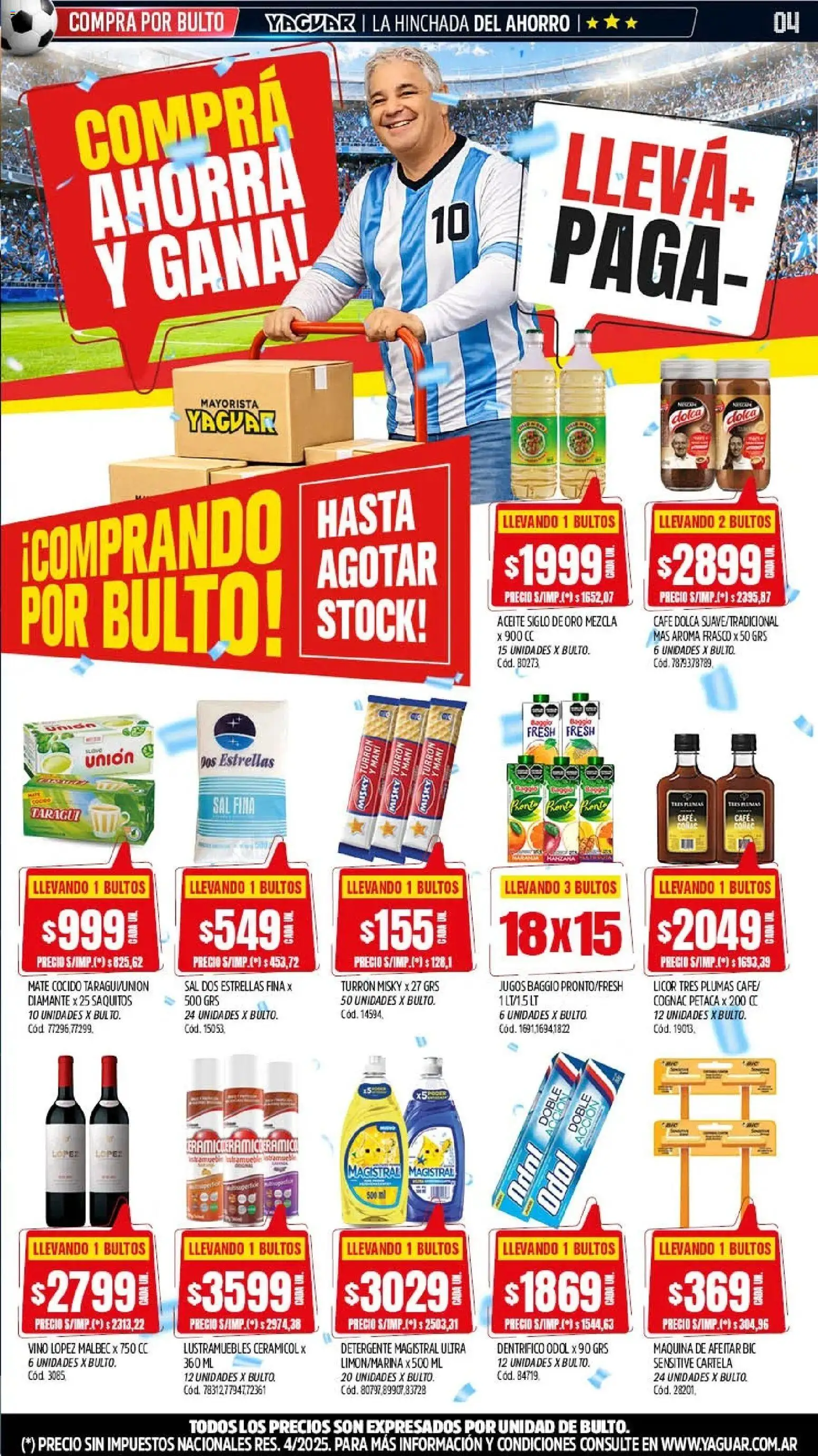 Yaguar - Oferta Semanal Córdoba │ válido desde el 15.06.2026 | Página: 3 | Productos: Sal, Frasco, Café, Turrón