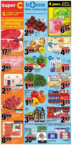Preview of Super C weekly flyer / circulaire from shop Super C valid from 18.06.2026