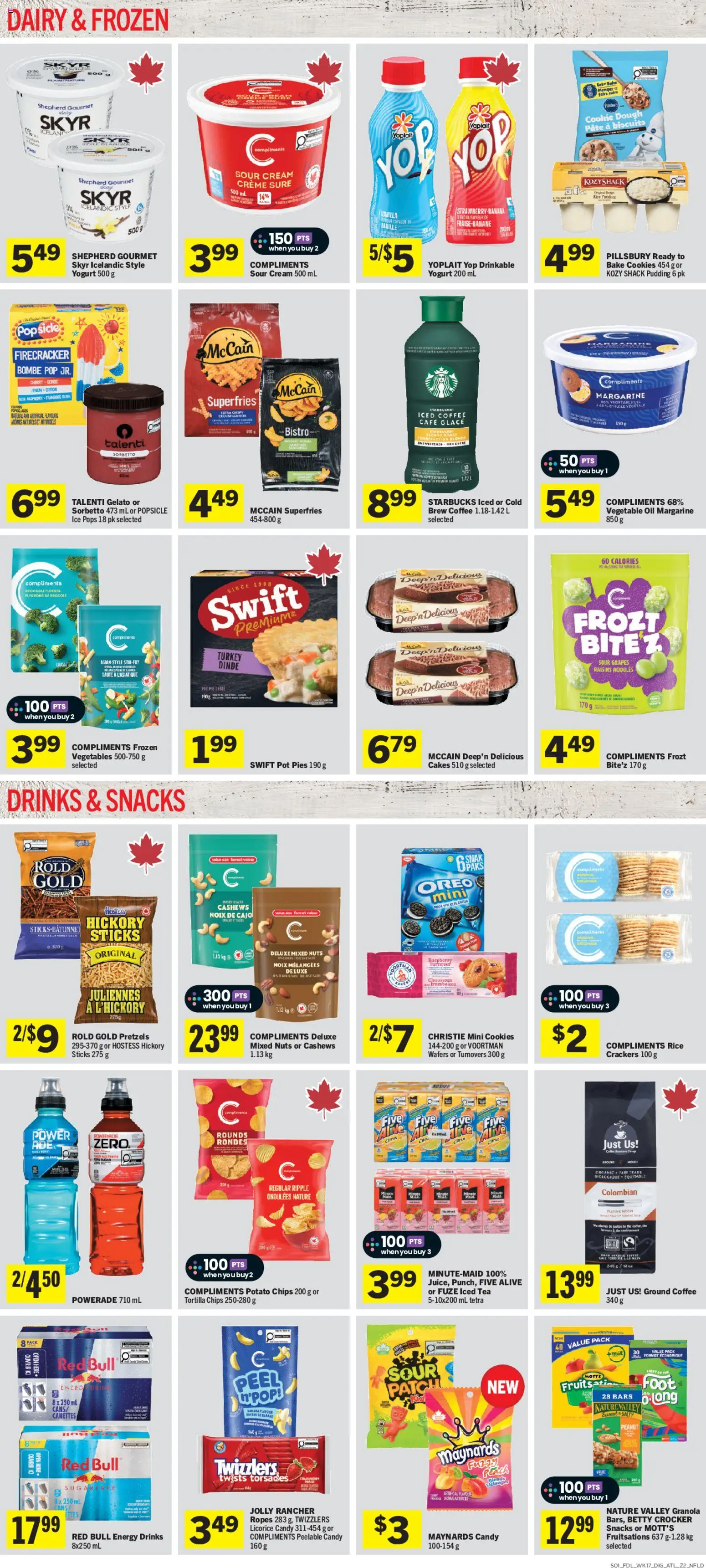 Foodland flyer valid from Aug 20, 2026 | Page: 7 | Products: Turkey, Biscuits, Oil, Ground coffee