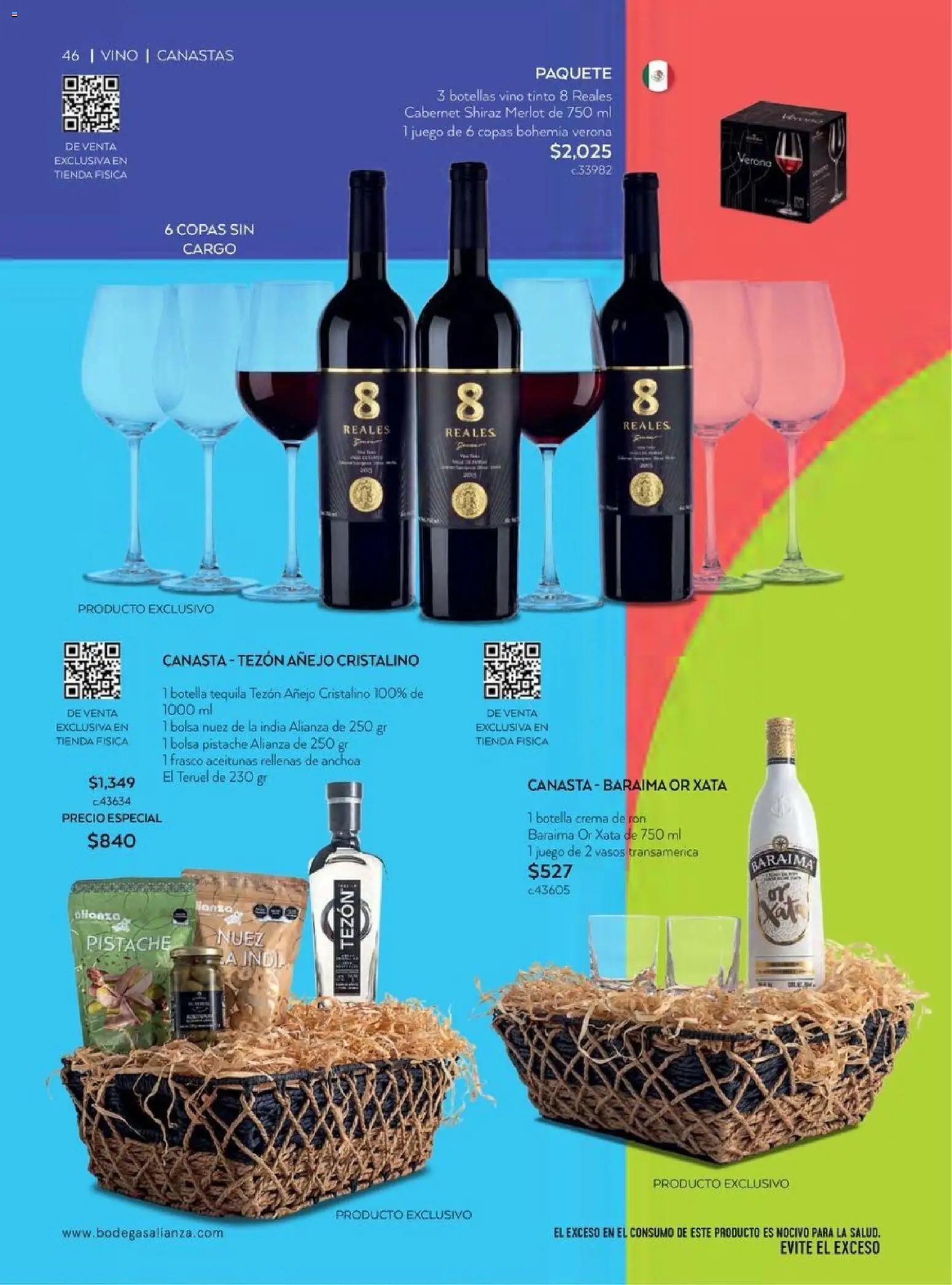 Nuevas ofertas de Bodegas Alianza válidas en toda la República Mexicana desde el 01.04.2026. ¡Encuentra las mejores ofertas en Bodegas Alianza catálogo! | Página: 48 | Productos: Bolsa, Nuez, Tequila, Juego