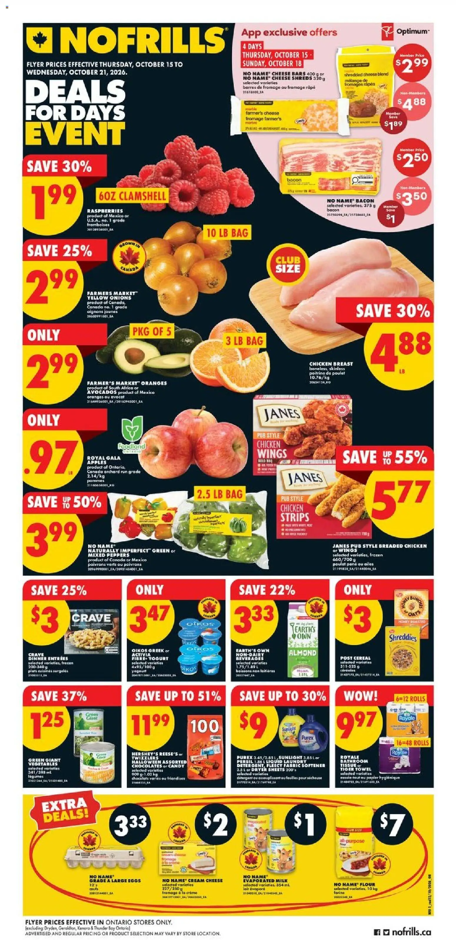 No Frills flyer valid from Oct 15, 2026 | Page: 1