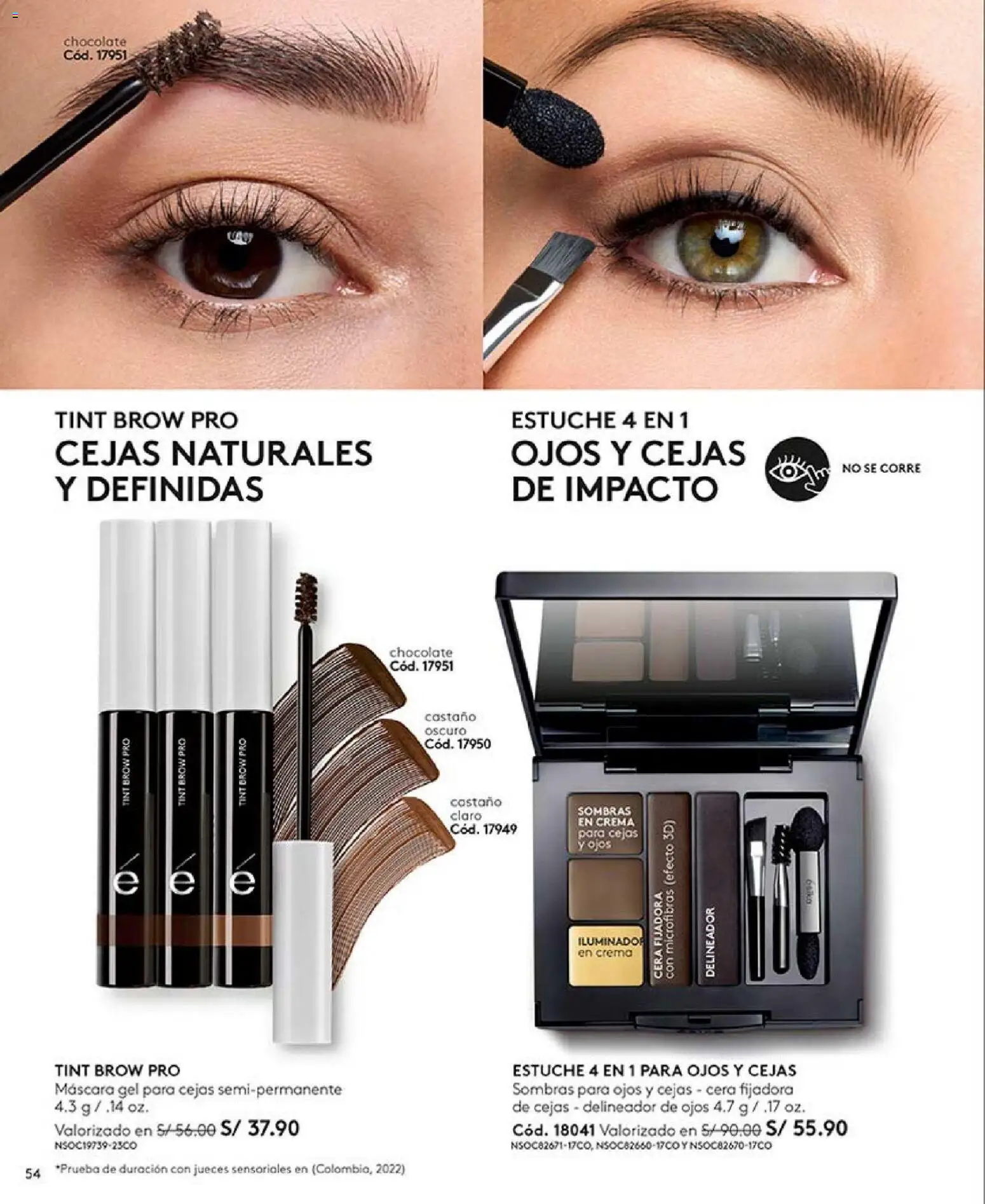 Catálogo Ésika válido desde 04.04.2026 | Página: 54 | Productos: Delineador de ojos, Delineador, Chocolate, Crema