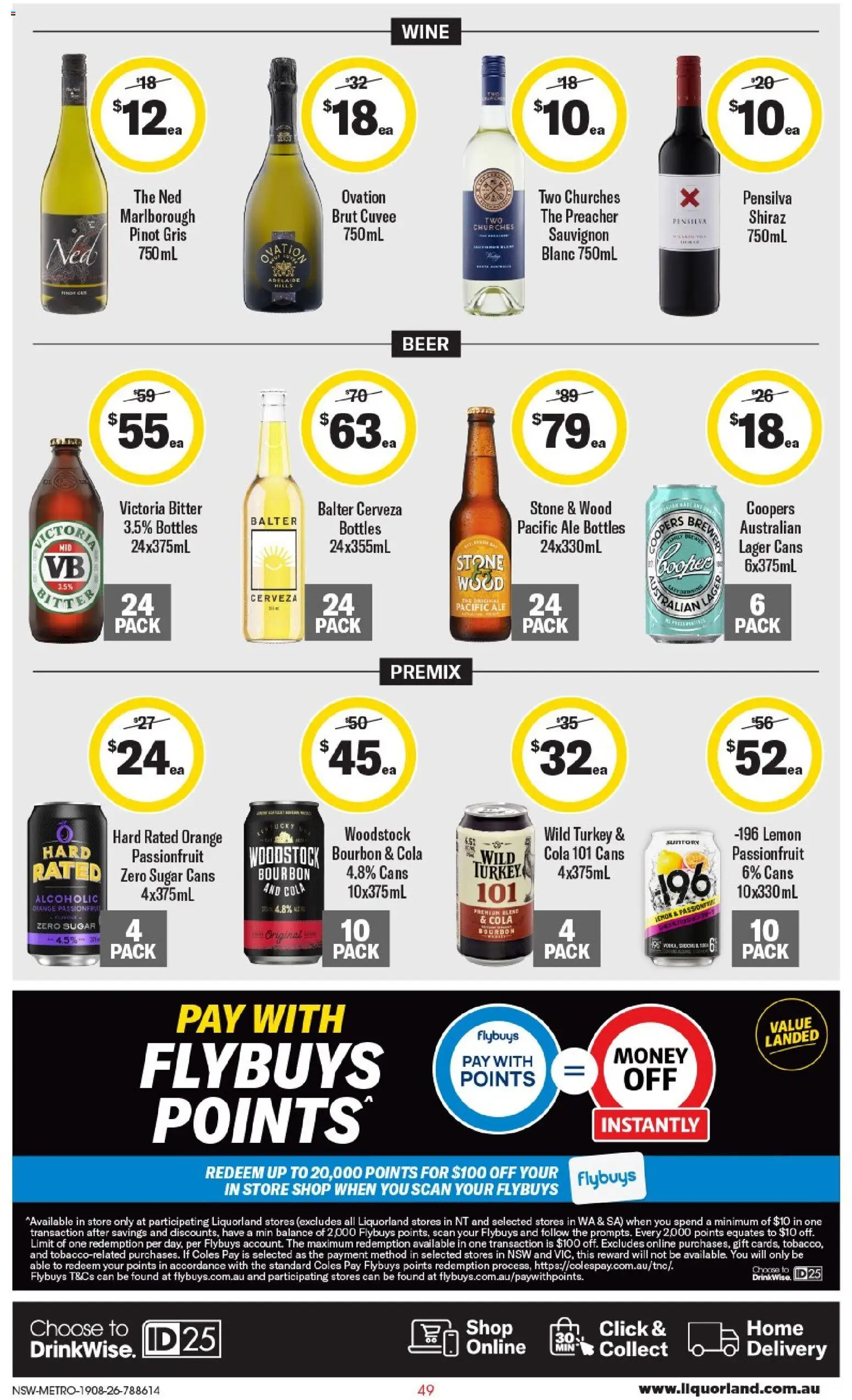 Liquorland catalogue - valid from 19/08/2026 | Page: 2 | Products: Beer, Bourbon, Passionfruit, Turkey