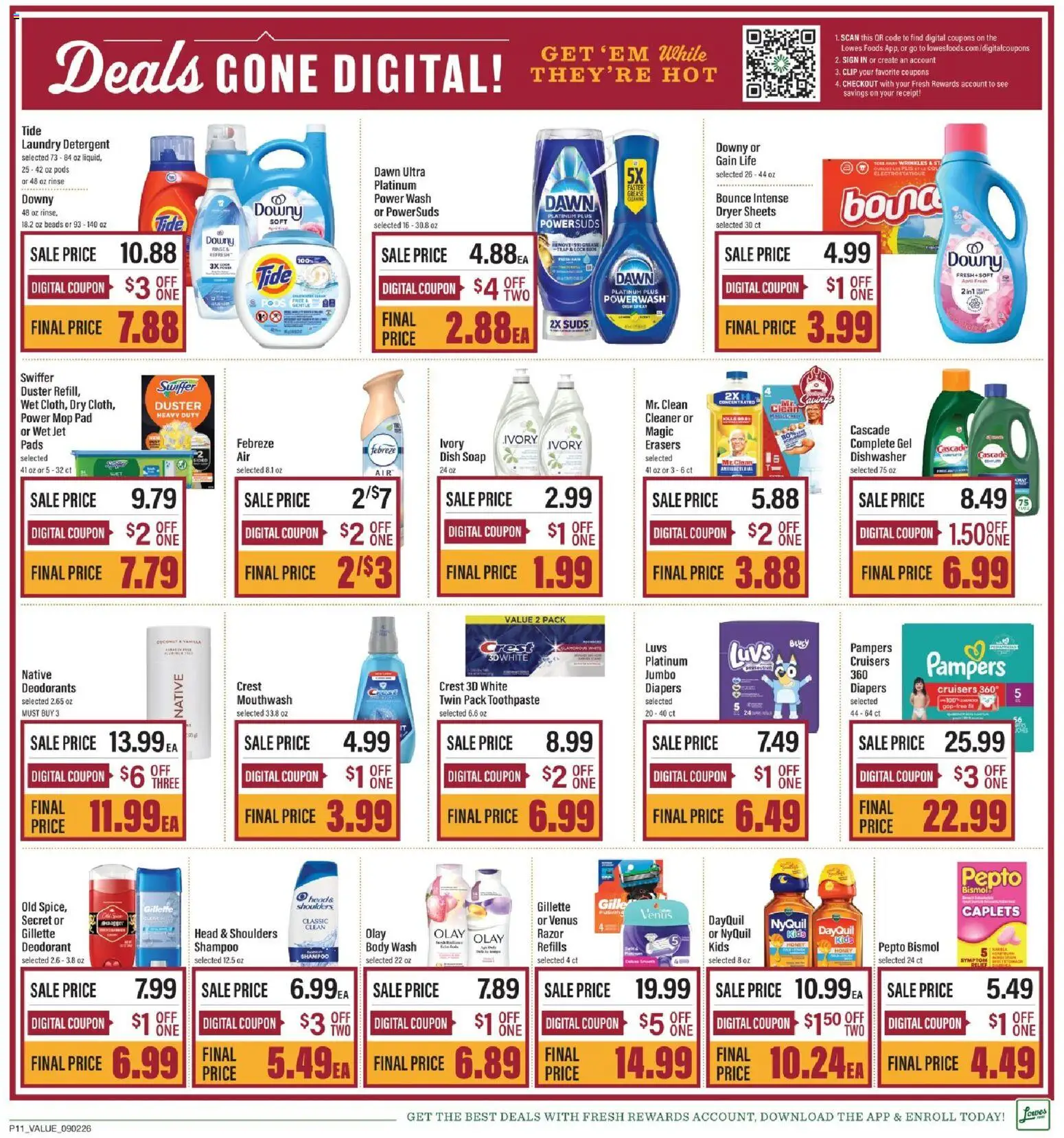 Lowes Foods Weekly Ad - valid from 09/02/2026 | Page: 18 | Products: Clip, Honey, Head & Shoulders, Mouthwash