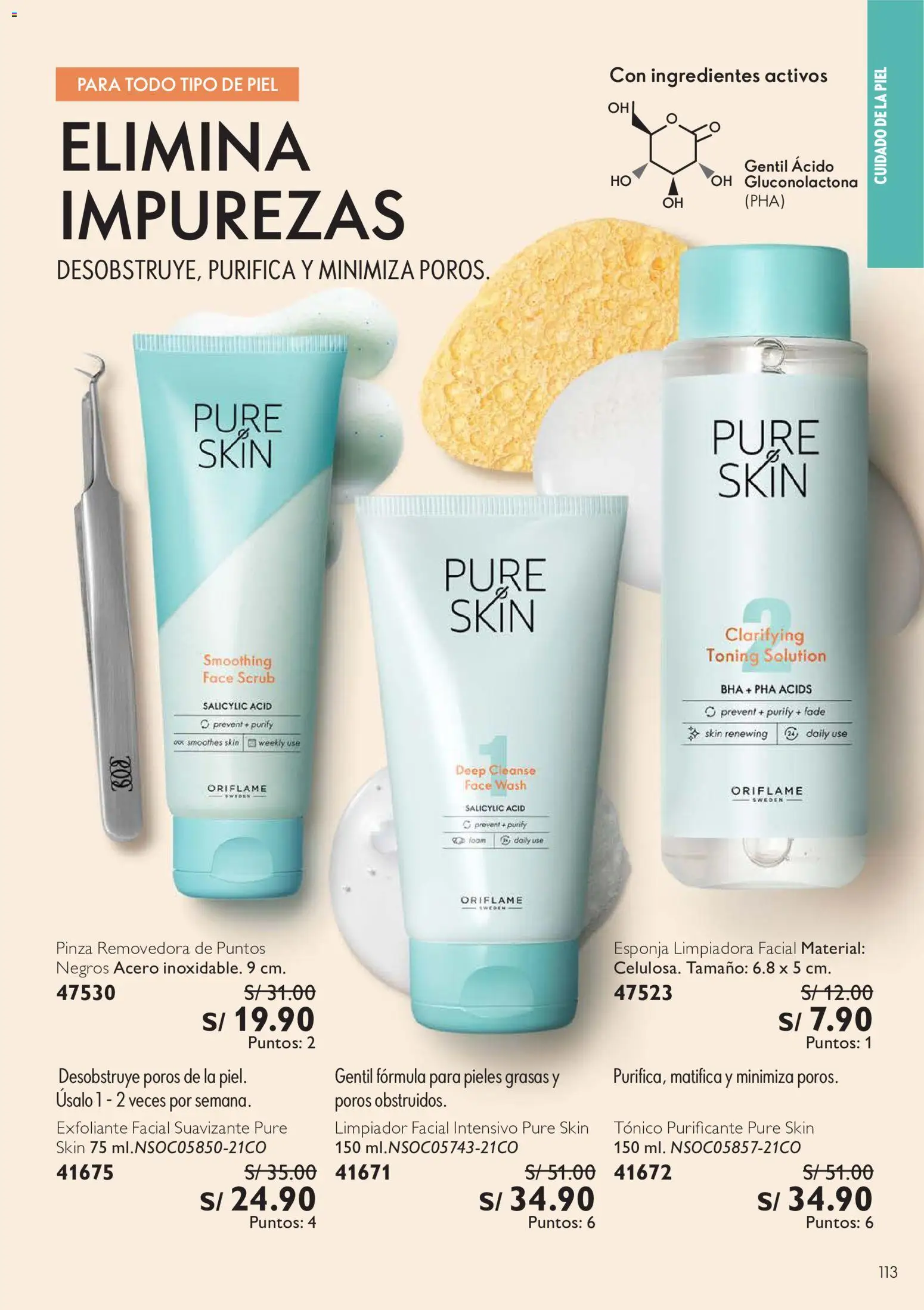 Catálogo Oriflame válido desde 01/08/2026 | Página: 113 | Productos: Esponja, Exfoliante