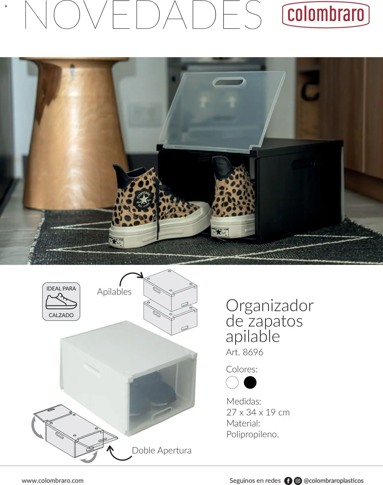 Colombraro - Novedades 2026 │ válido desde el 01/09/2026 | Página: 13 | Productos: Organizador, Zapatos
