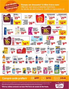 Mini Extra ofertas Mensal - Pré-Visualização do folheto da loja Mini Extra, válido de 07.05.2026 | Página: 4 | Produtos: Shampoo, Desodorante, Rexona, Perfumes