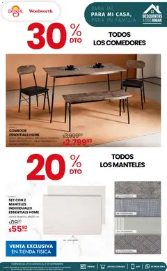 Vista previa de Del Sol y Woolworth catálogo, nuevo folleto de la tienda, válido en México a partir del 27/08/2026 | Página: 18