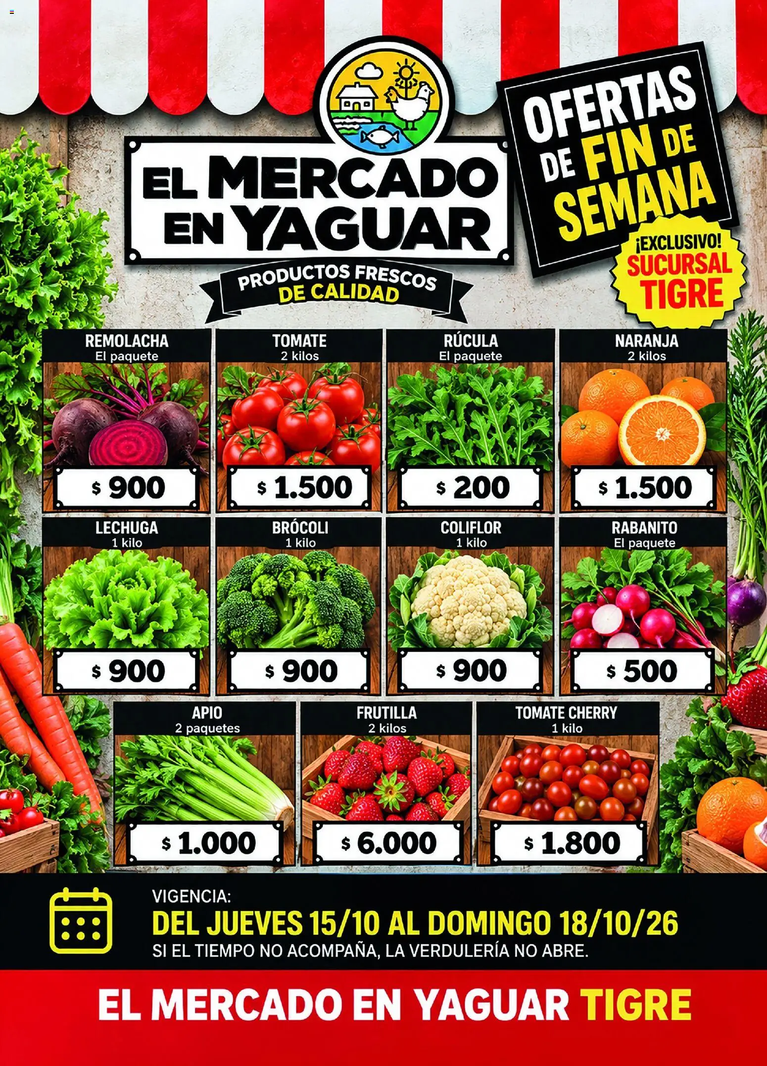 Yaguar - Mercado Yaguar Tigre │ válido desde el 15/10/2026 | Página: 1