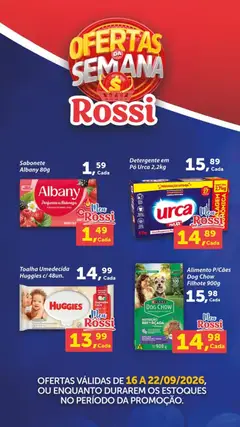 Rossi Supermercados - Ofertas da semana - Pré-Visualização do folheto da loja Rossi Supermercados, válido de 16/09/2026