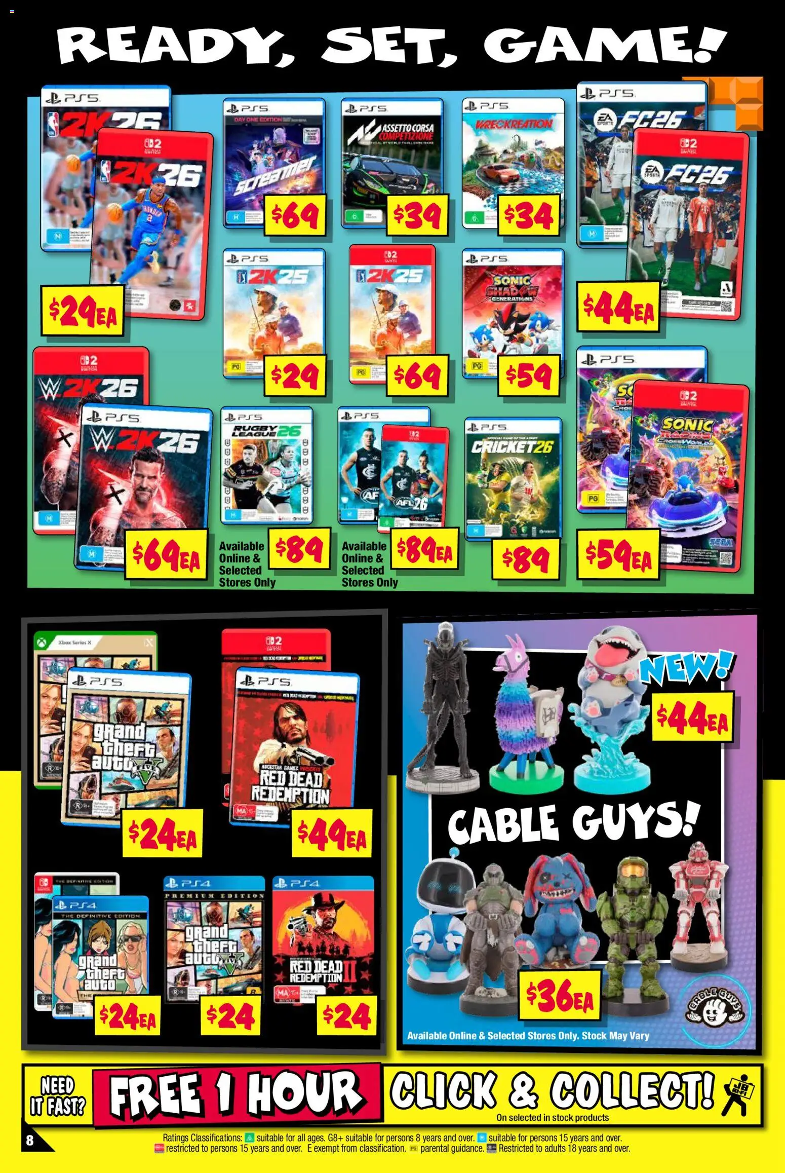 JB Hi-Fi catalogue - valid from 09.06.2026 | Page: 8 | Products: Cable, Xbox, Game