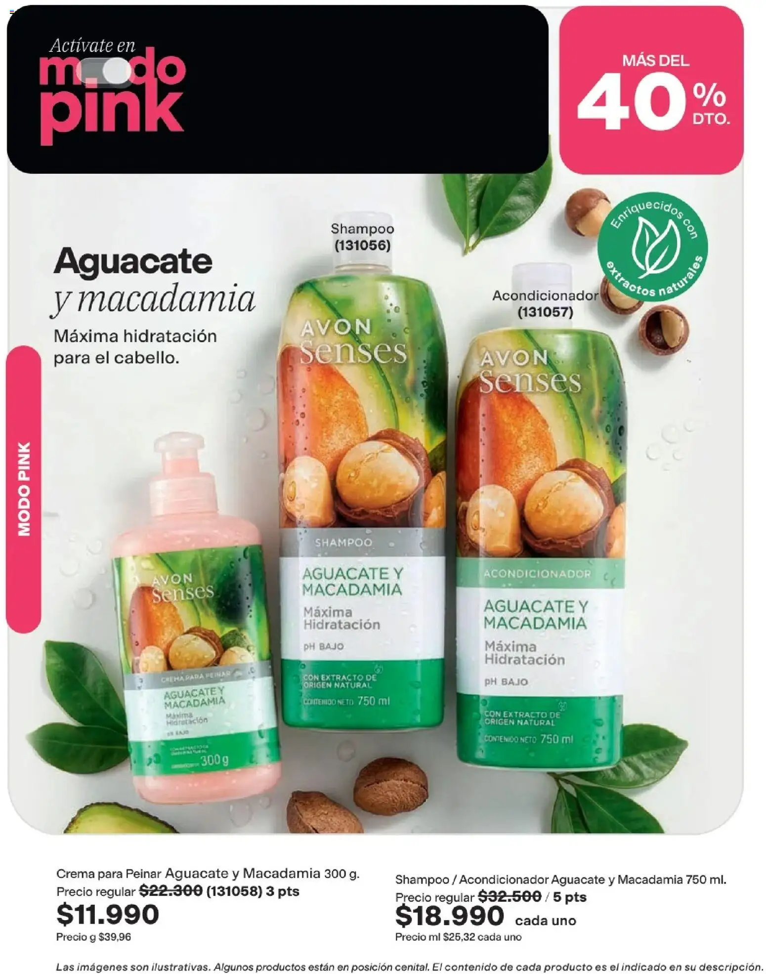 Avon revista - valida desde el 15.06.2026 | Página: 35 | Productos: Aguacate, Crema, Shampoo, Acondicionador