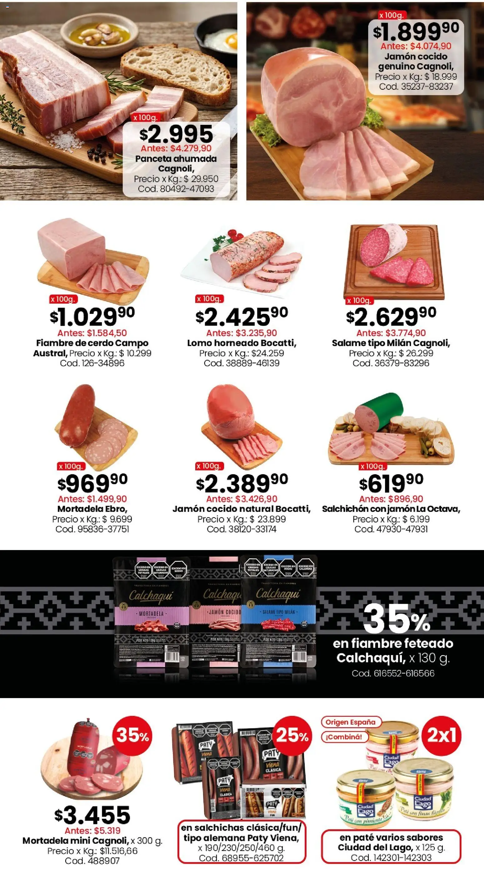 Coto - Carnes, verduras, pescadería, frescos y elaborados │ válido desde el 10/08/2026 | Página: 9 | Productos: Lomo, Paté, Cerdo, Salchichas