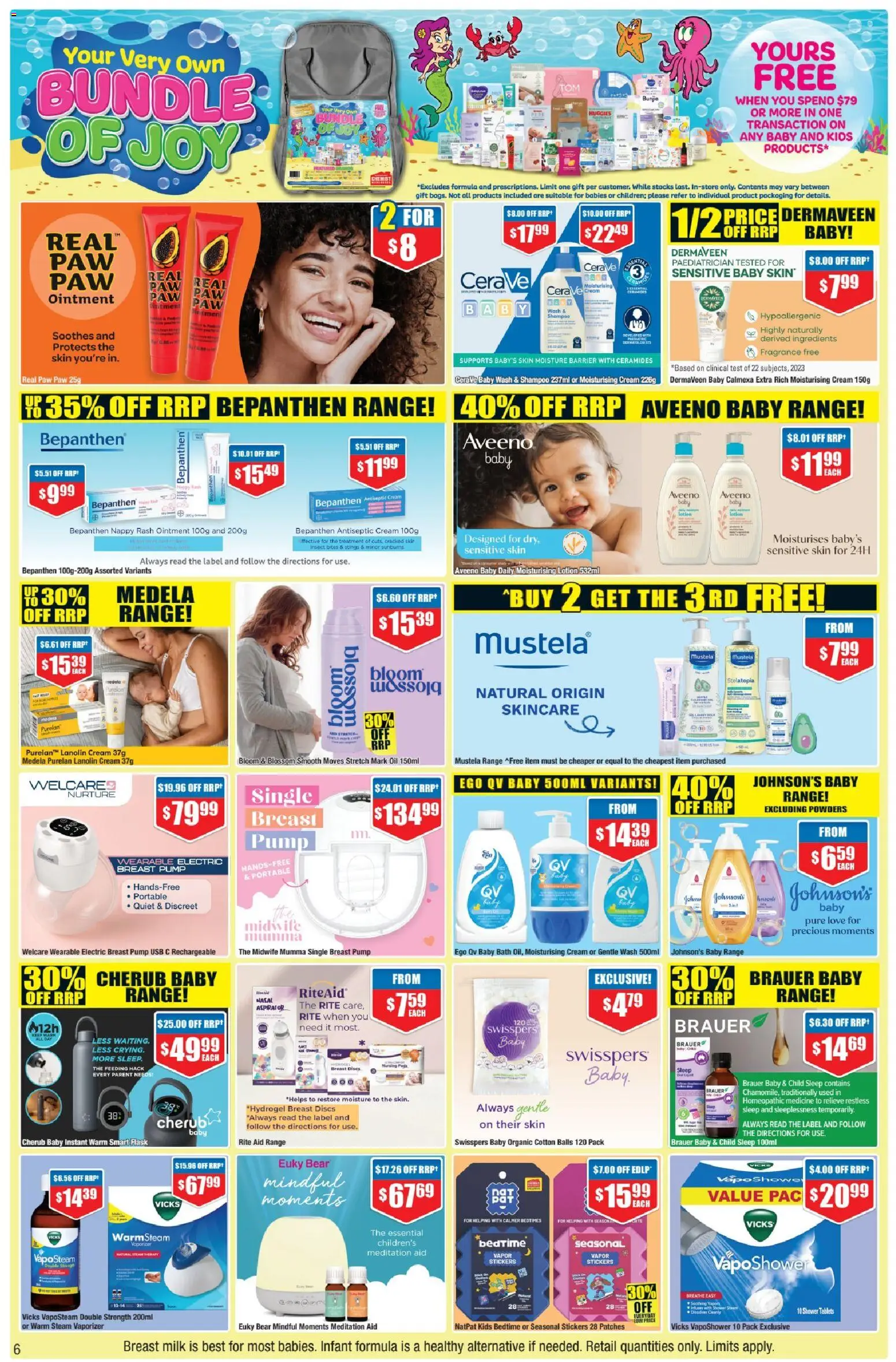 Chemist Warehouse catalogue - valid from 20/08/2026 | Page: 6 | Products: Ingredients, Lotion, Cream, Breast pump