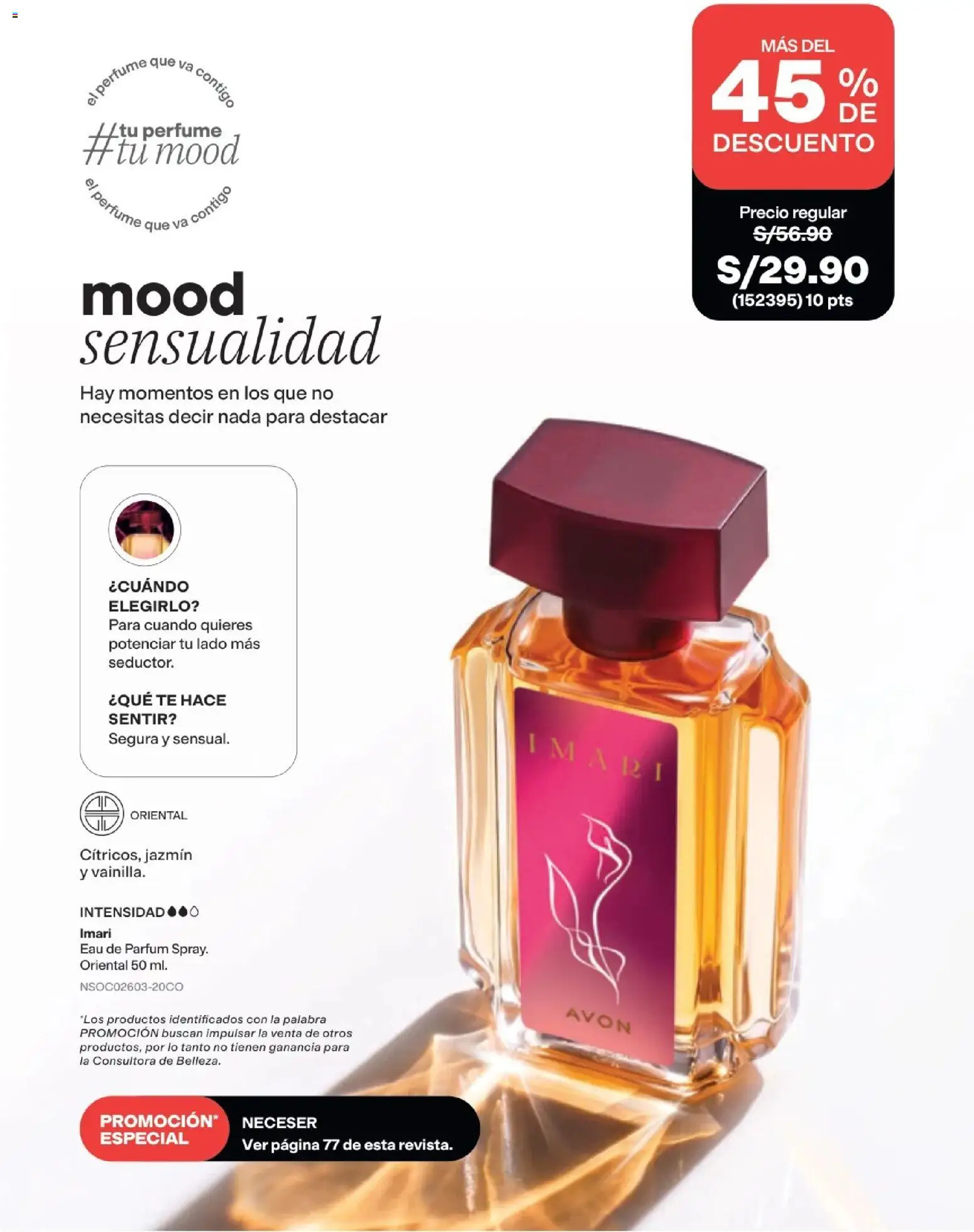 Catálogo Avon válido desde 15/09/2026 | Página: 80 | Productos: Té, Perfume