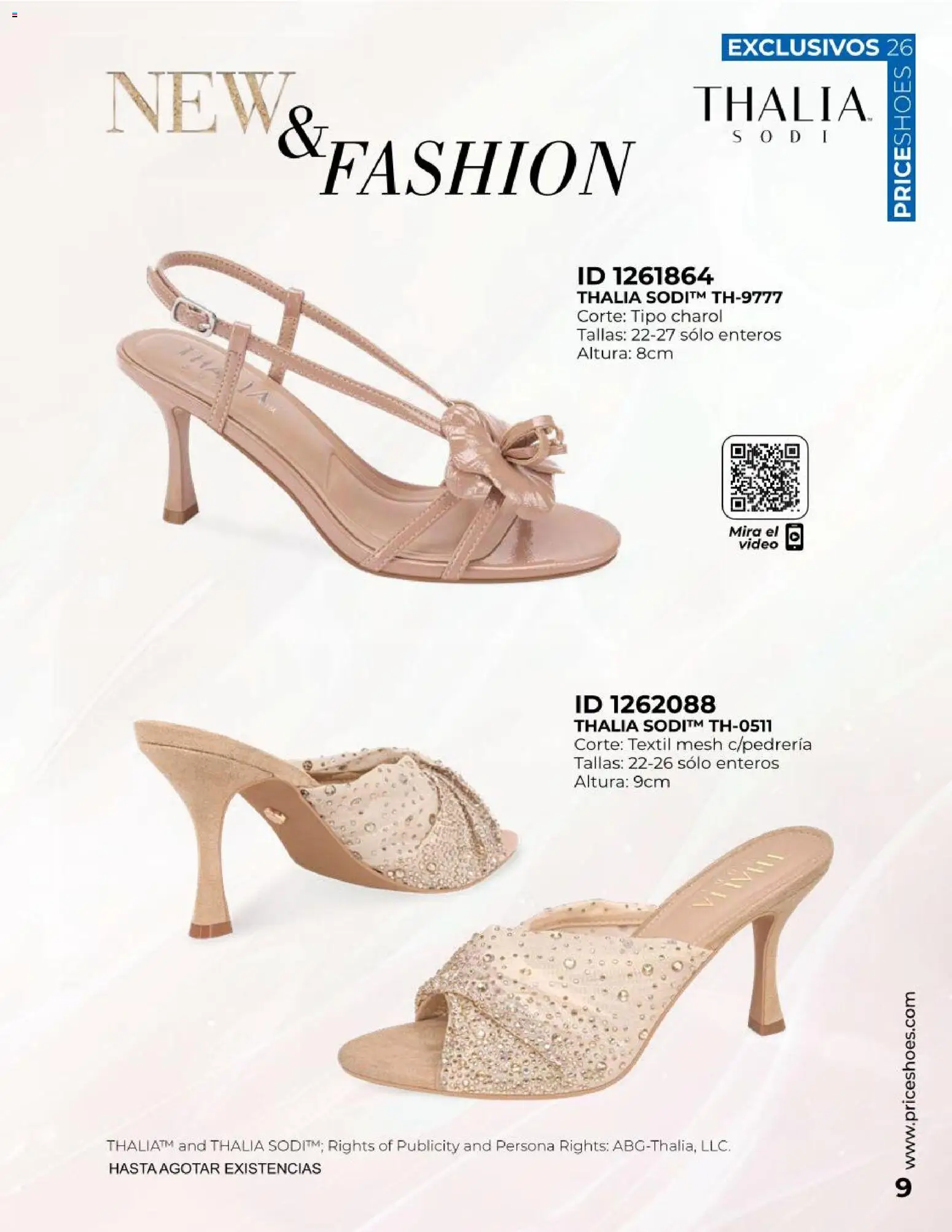 Nuevas ofertas de Price Shoes válidas en toda la República Mexicana desde el 09.05.2026. ¡Encuentra las mejores ofertas en Price Shoes catálogo Exclusivos! | Página: 9 | Productos: Video