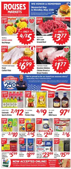 Preview of Rouses weekly ads valid from 20.05.2026