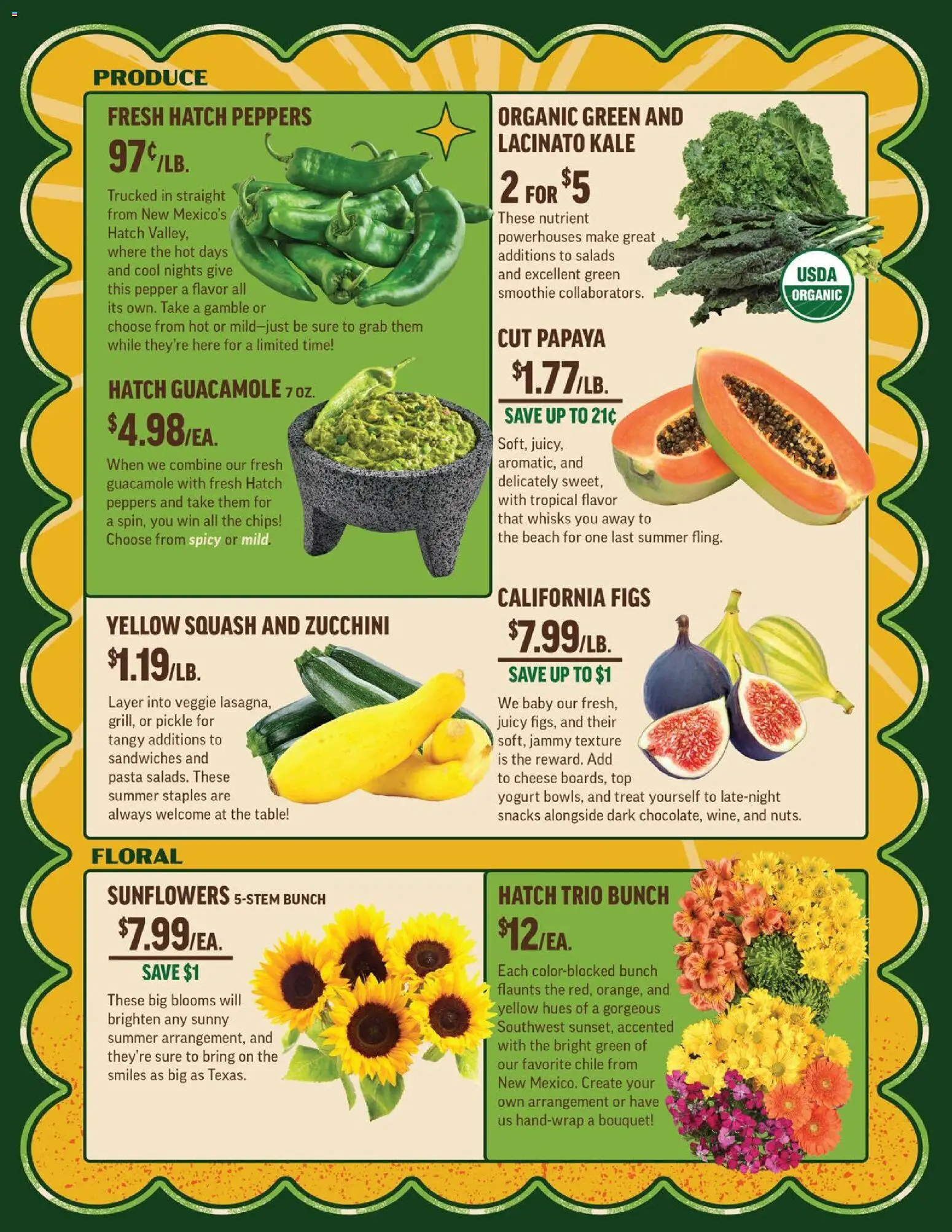Central Market Weekly Ad - valid from 08/12/2026 | Page: 2 | Products: Squash, Zucchini, Pasta, Chips