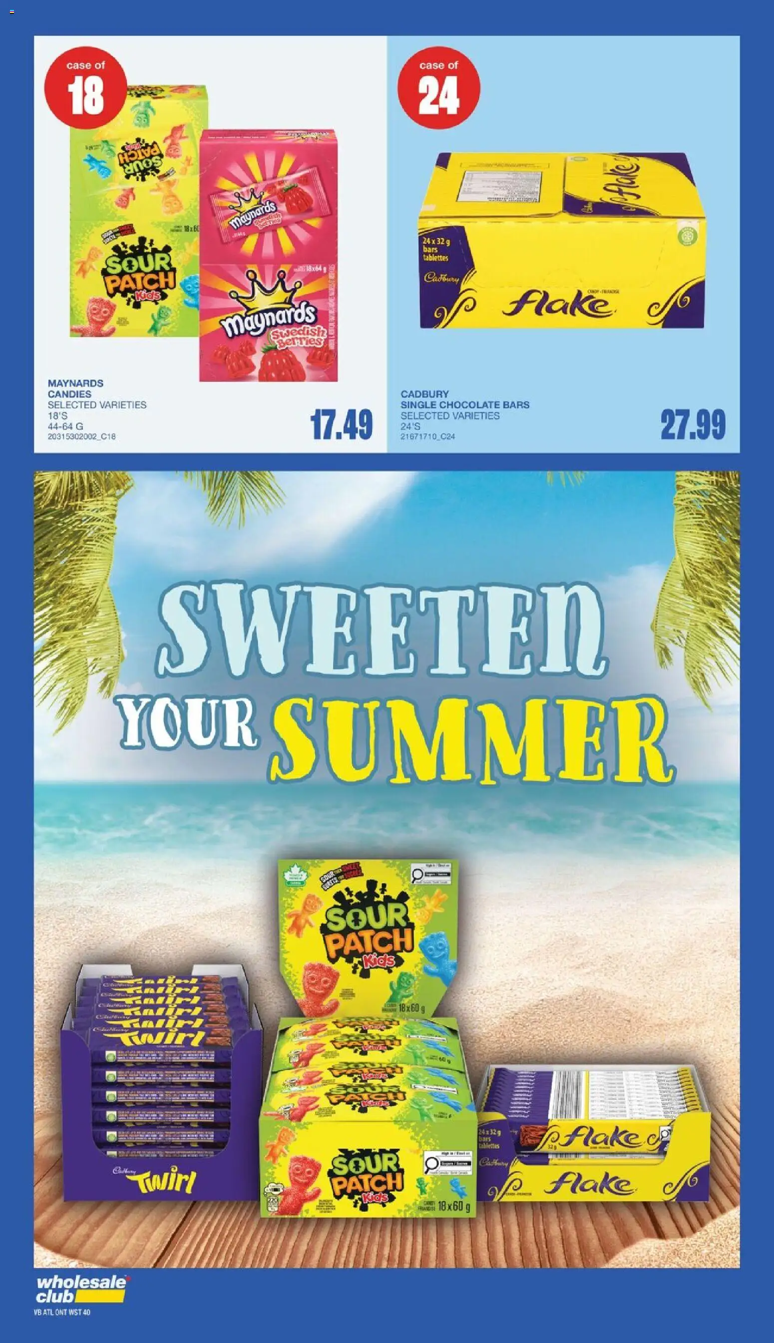 Wholesale Club flyer valid from Jul 30, 2026 | Page: 51 | Products: Candies, Case, Chocolate