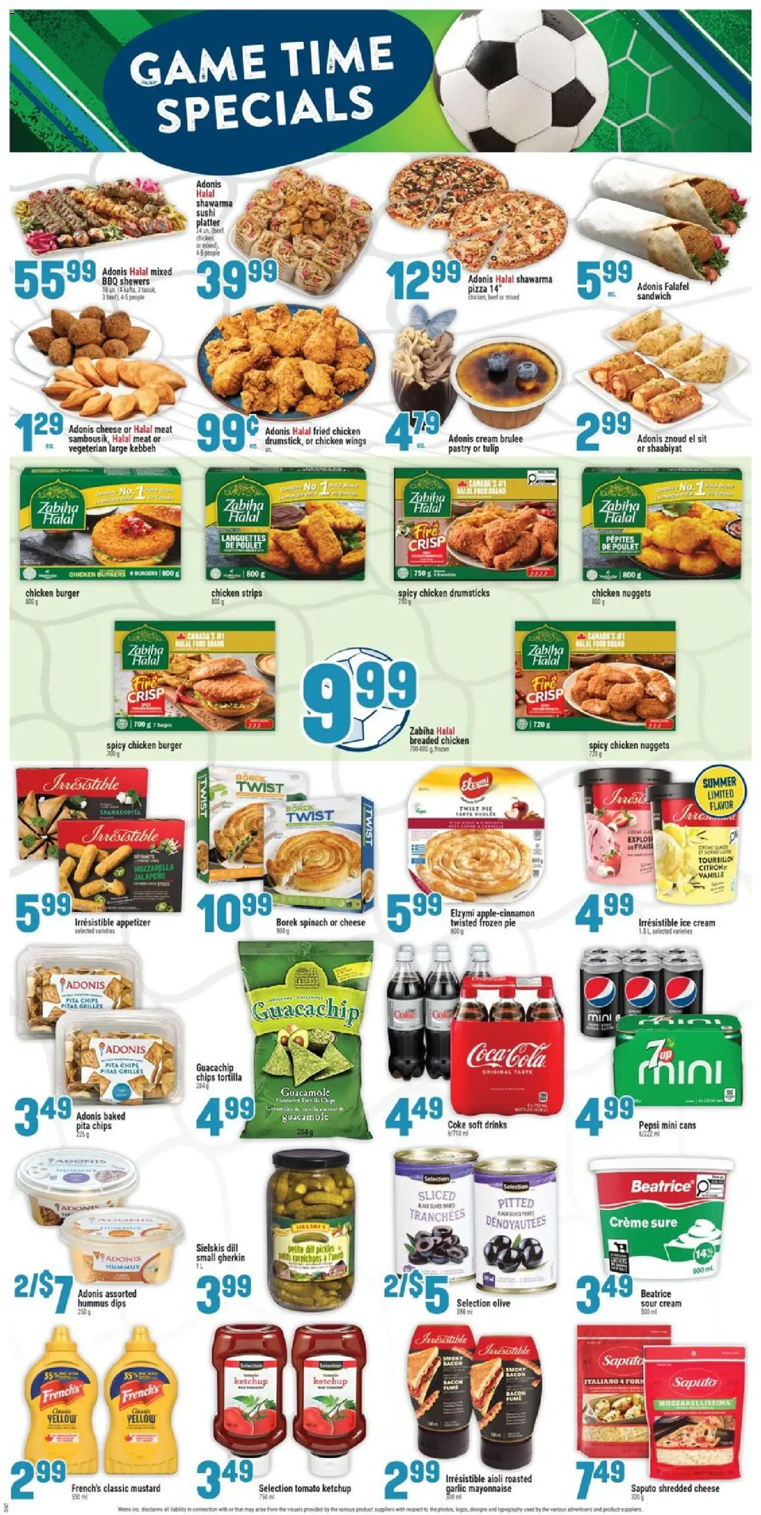 Adonis flyer valid from 11.06.2026 | Page: 7 | Products: Chips, Ice cream, Pizza, Chicken