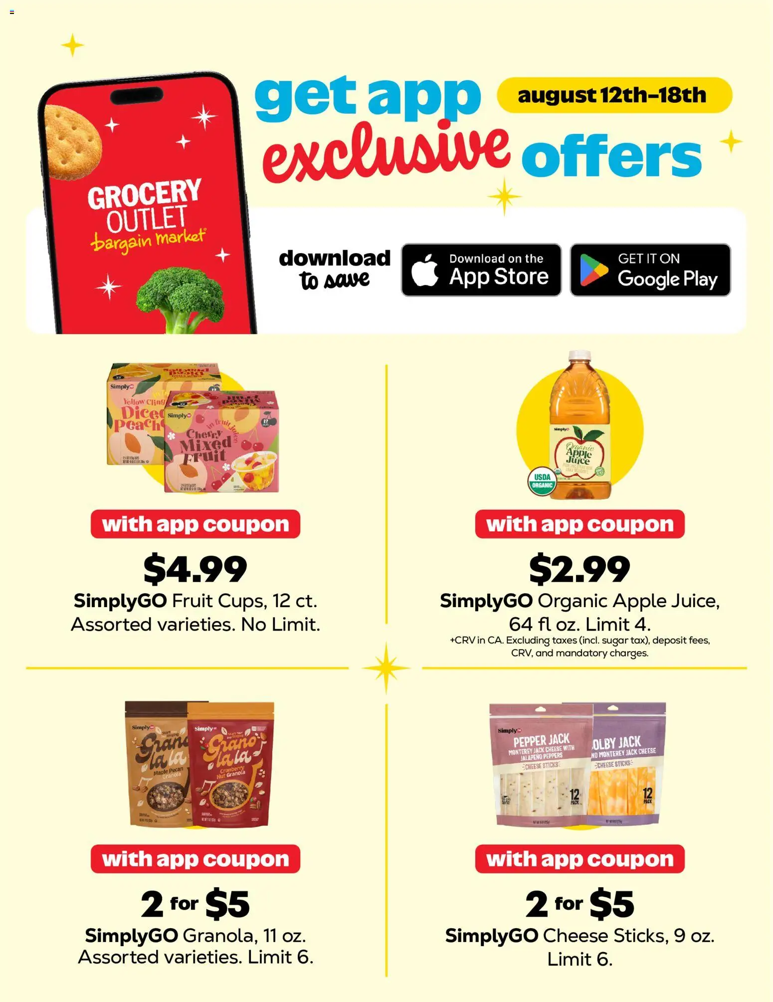 Grocery Outlet Weekly Ad - valid from 08/12/2026 | Page: 1