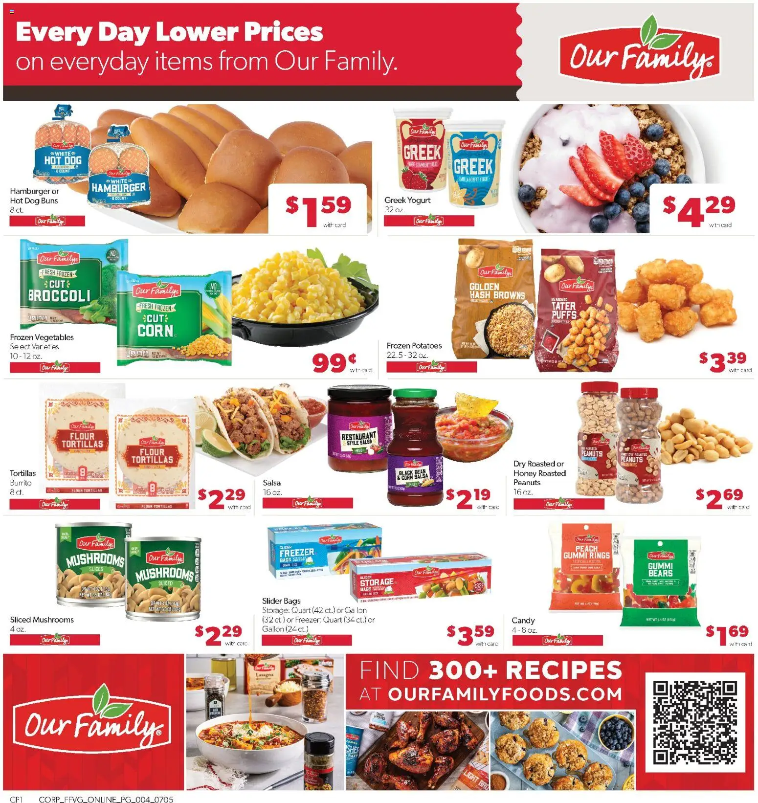 Family Fare Weekly Ad - MI - valid from 07/05/2026 | Page: 8 | Products: Chips, Potatoes, Vegetables, Peach