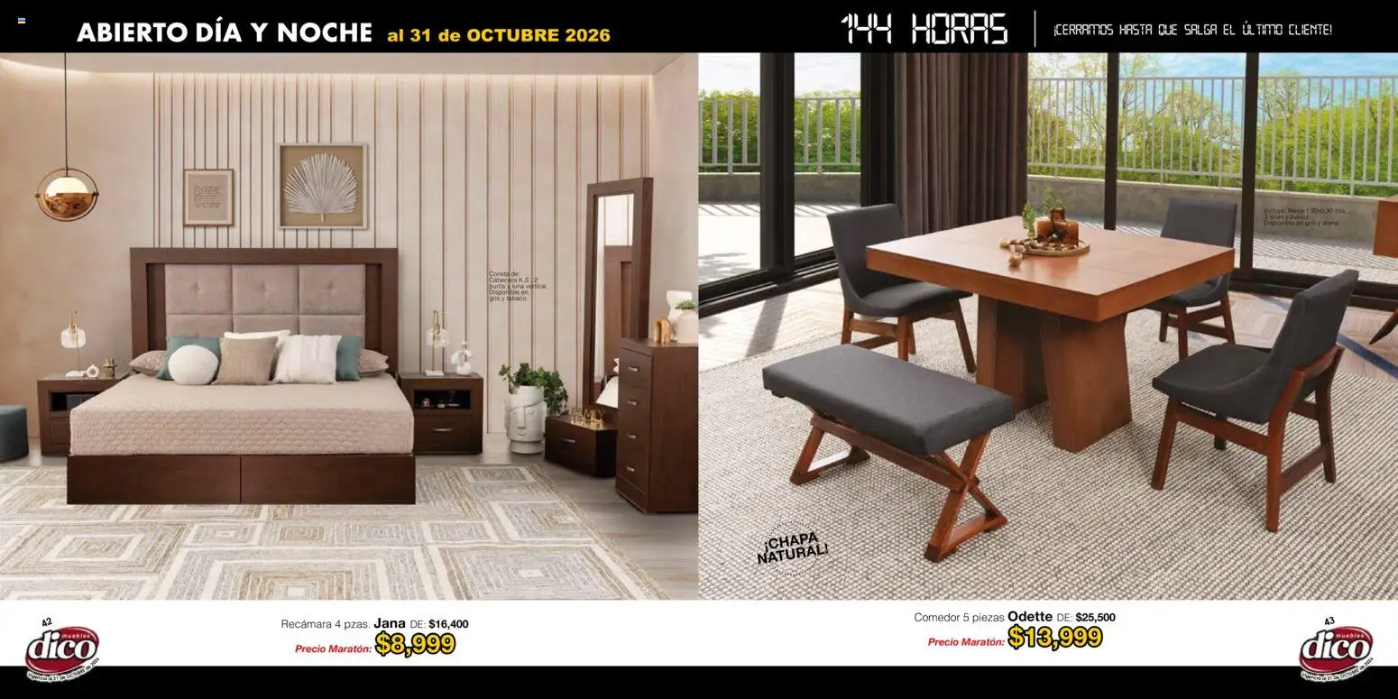Nuevas ofertas de Muebles Dico válidas en toda la República Mexicana desde el 22/01/2026. ¡Encuentra las mejores ofertas en Muebles Dico catálogo! | Página: 22