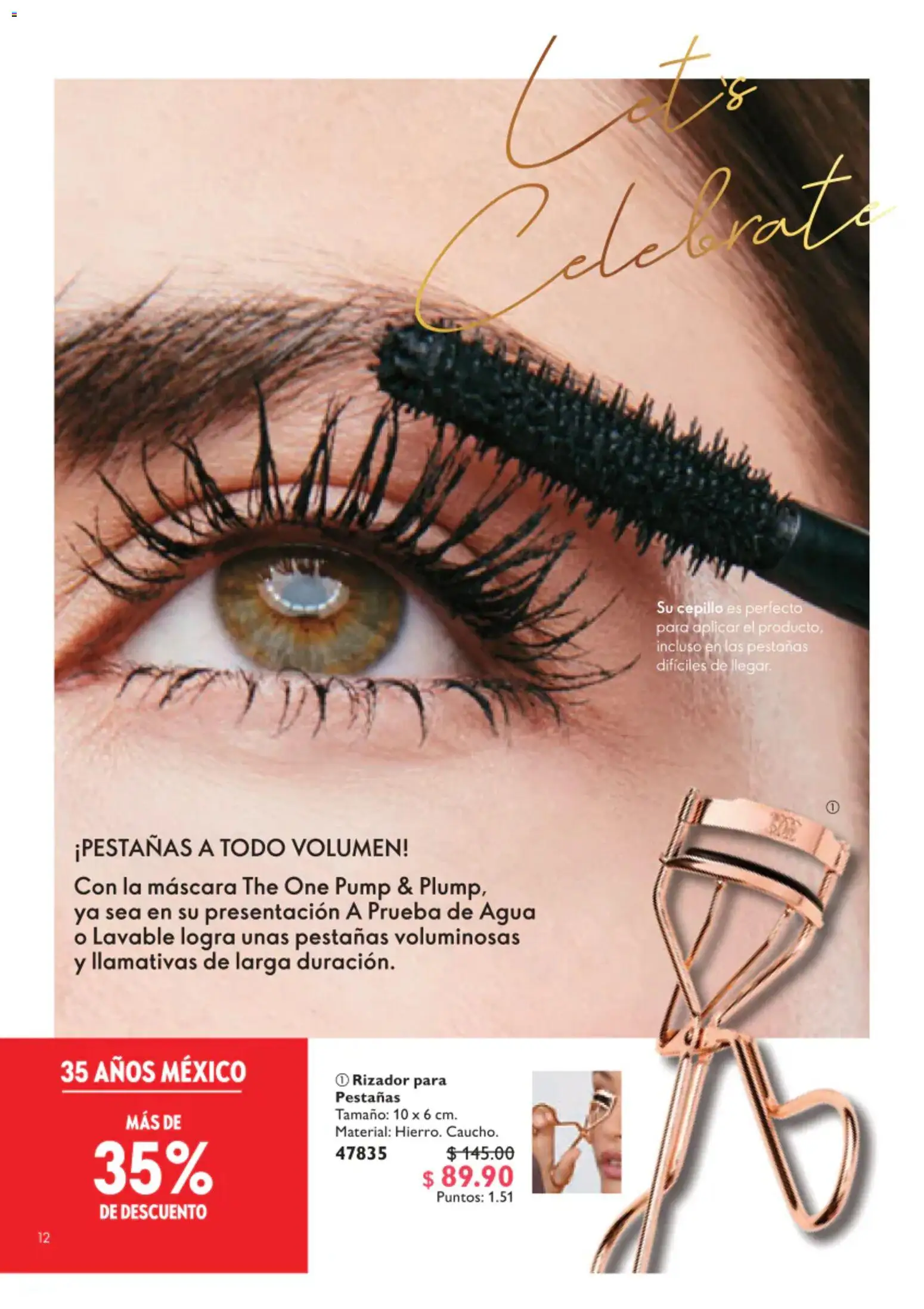 Nuevas ofertas de Oriflame válidas en toda la República Mexicana desde el 01/08/2026. ¡Encuentra las mejores ofertas en Oriflame campaña 11 2026! | Página: 12 | Productos: Cepillo, Máscara, Agua, Rizador