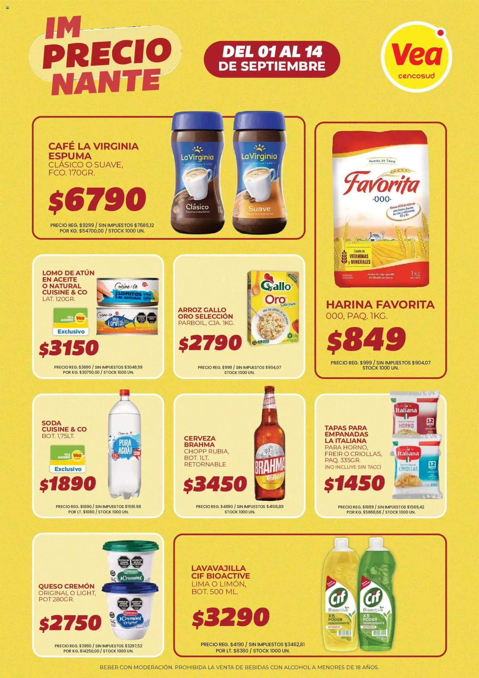 Vea - Folleto imPRECIOnante | Córdoba │ válido desde el 01/09/2026 | Página: 2 | Productos: Horno, Harina, Aceite, Queso