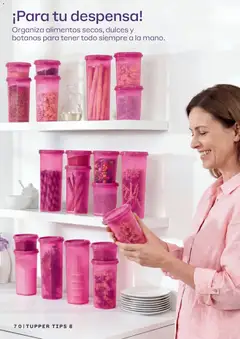Vista previa de Tupperware catálogo, nuevo folleto de la tienda, válido en México a partir del 13/07/2026 | Página: 70 | Productos: Dulces, Tupper, Despensa