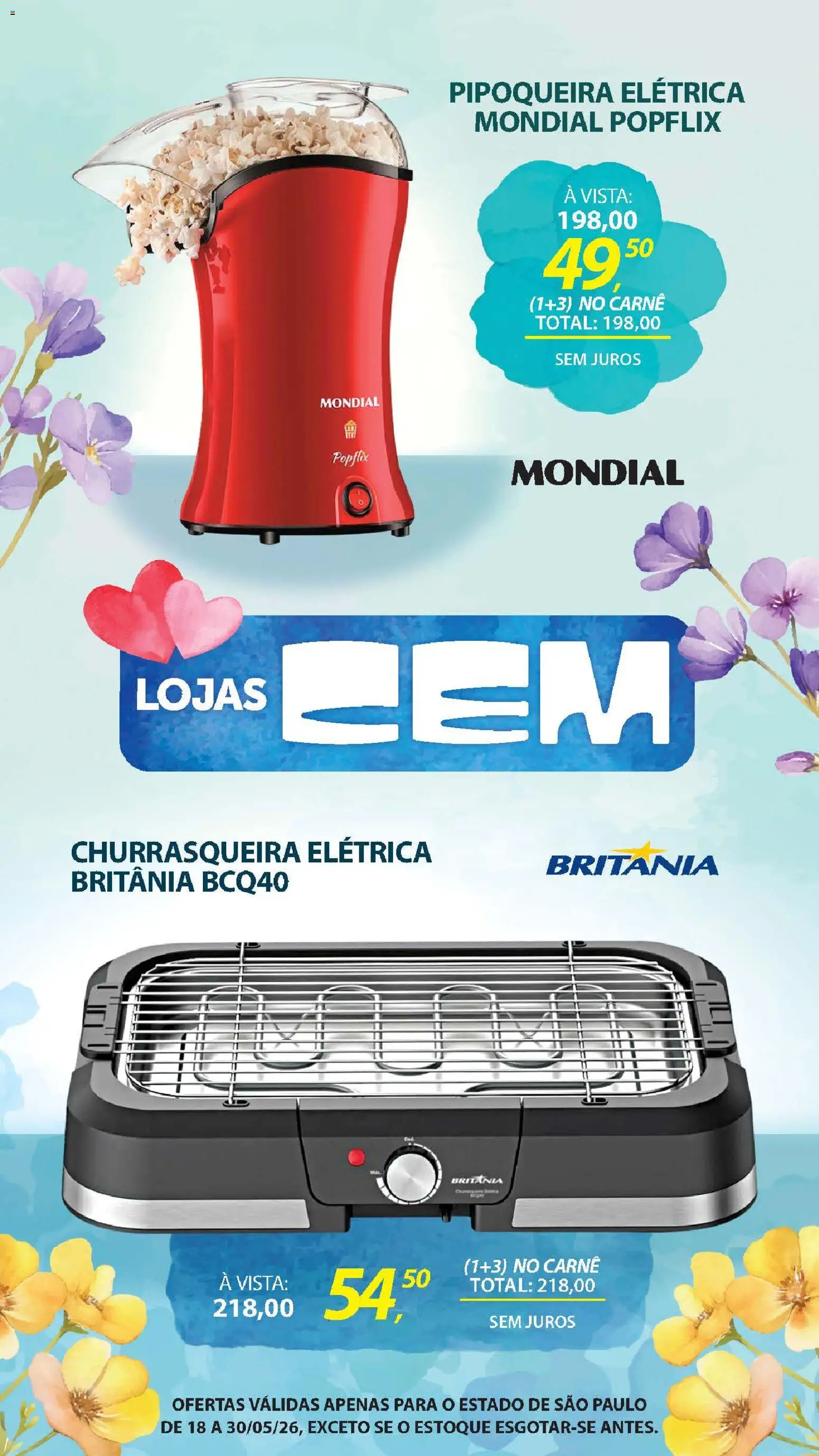 Lojas Cem - Ofertas atuais de 18/05/2026 ? Não perca as melhores promoções! | Brasil